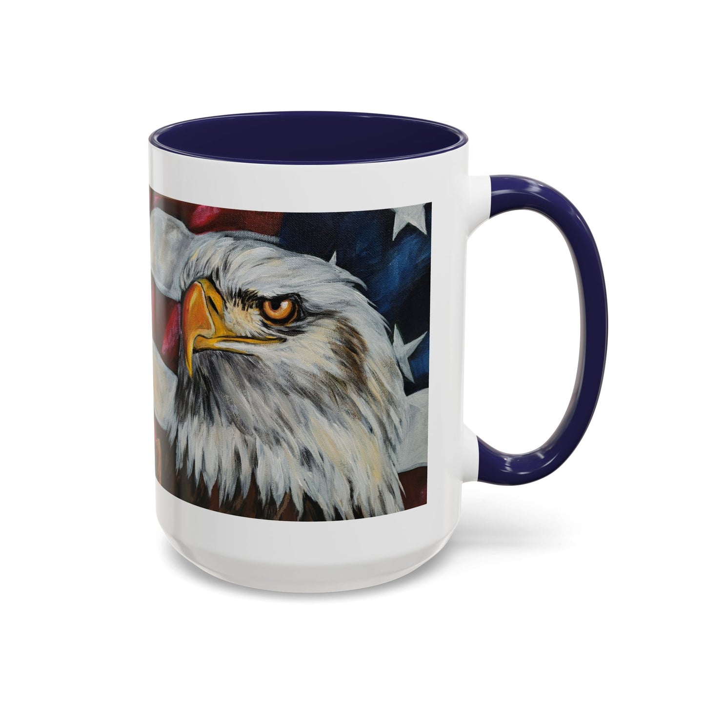 In God we Trust Accent Coffee Mug (15oz)