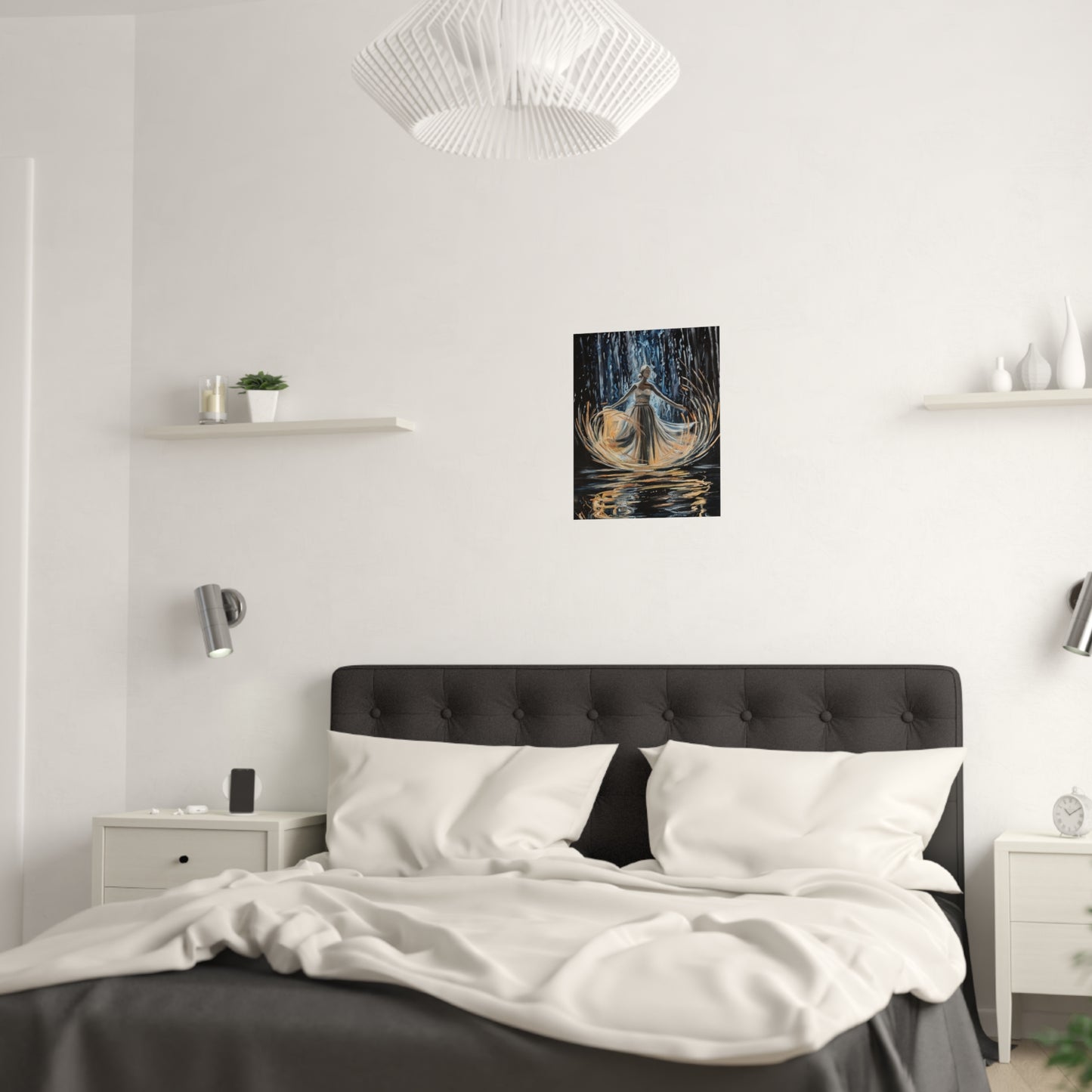 Baptized in Fire and Water Satin Posters (210gsm)