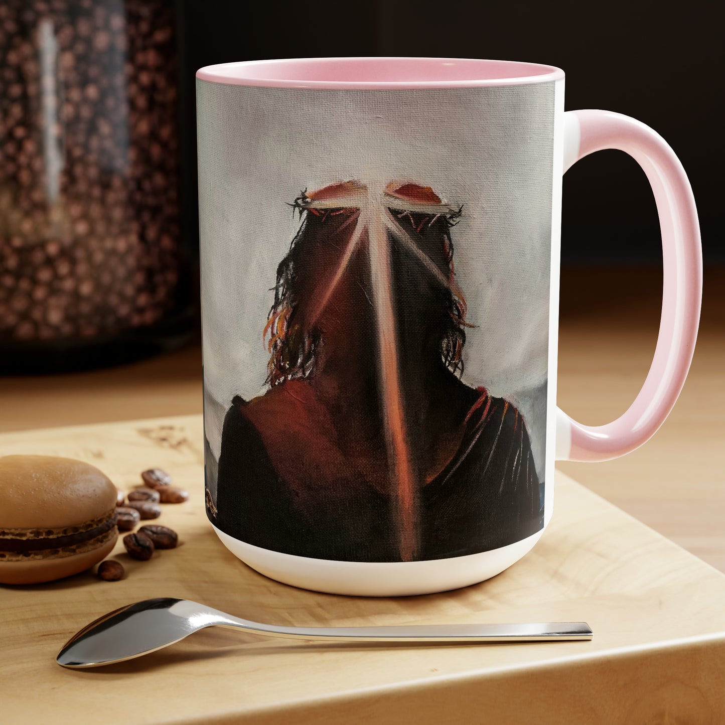 Contemplating Two-Tone Coffee Mugs, 15oz