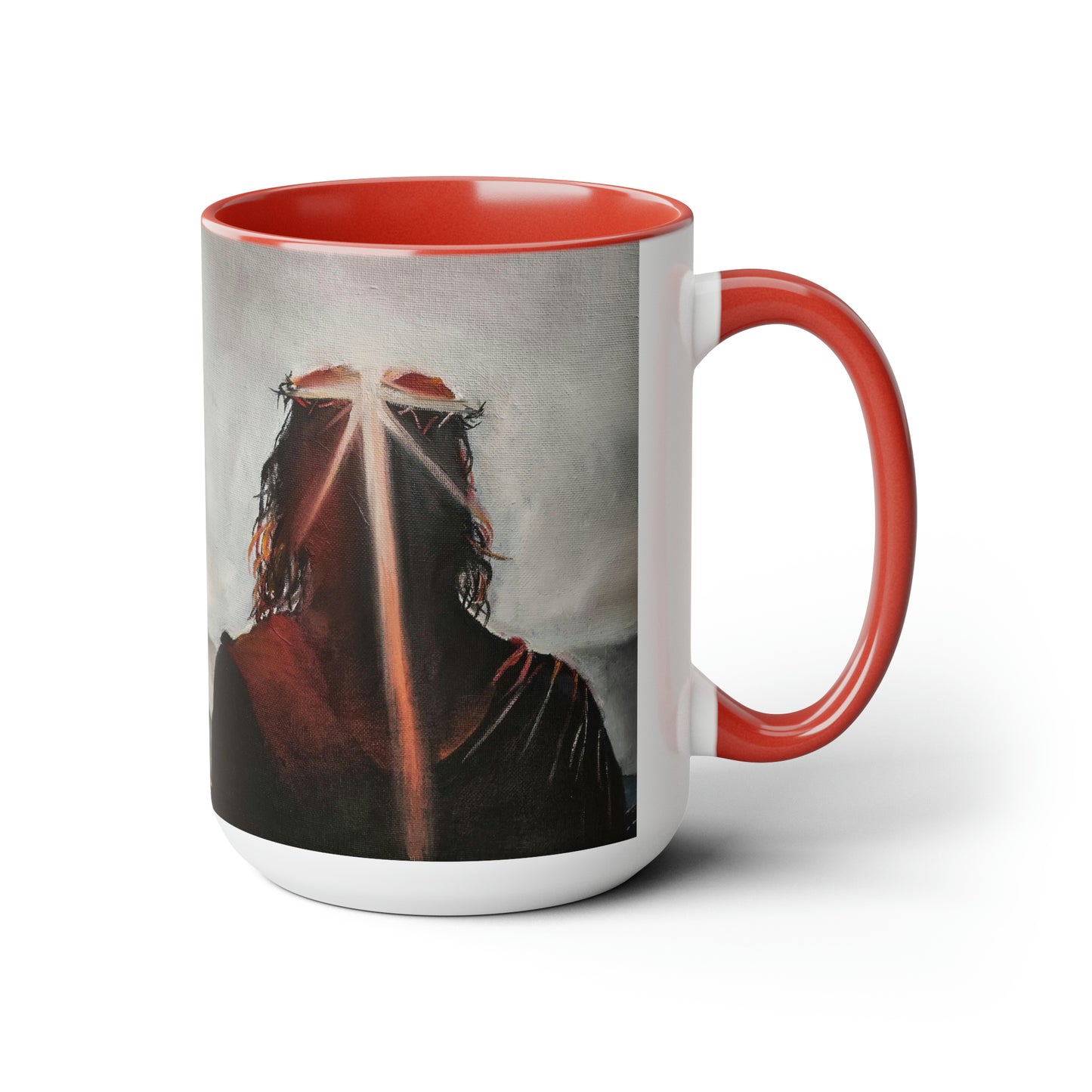 Contemplating Two-Tone Coffee Mugs, 15oz