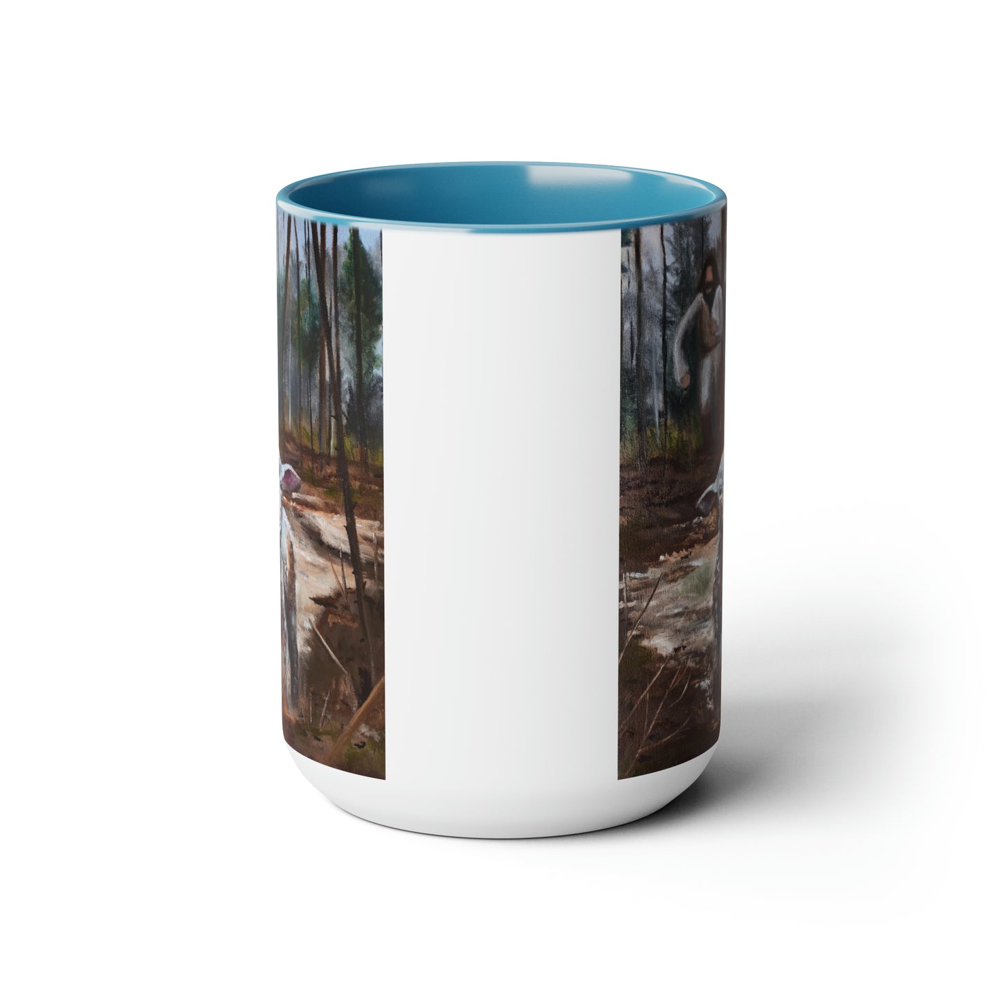 Coming After Me Two-Tone Coffee Mugs, 15oz