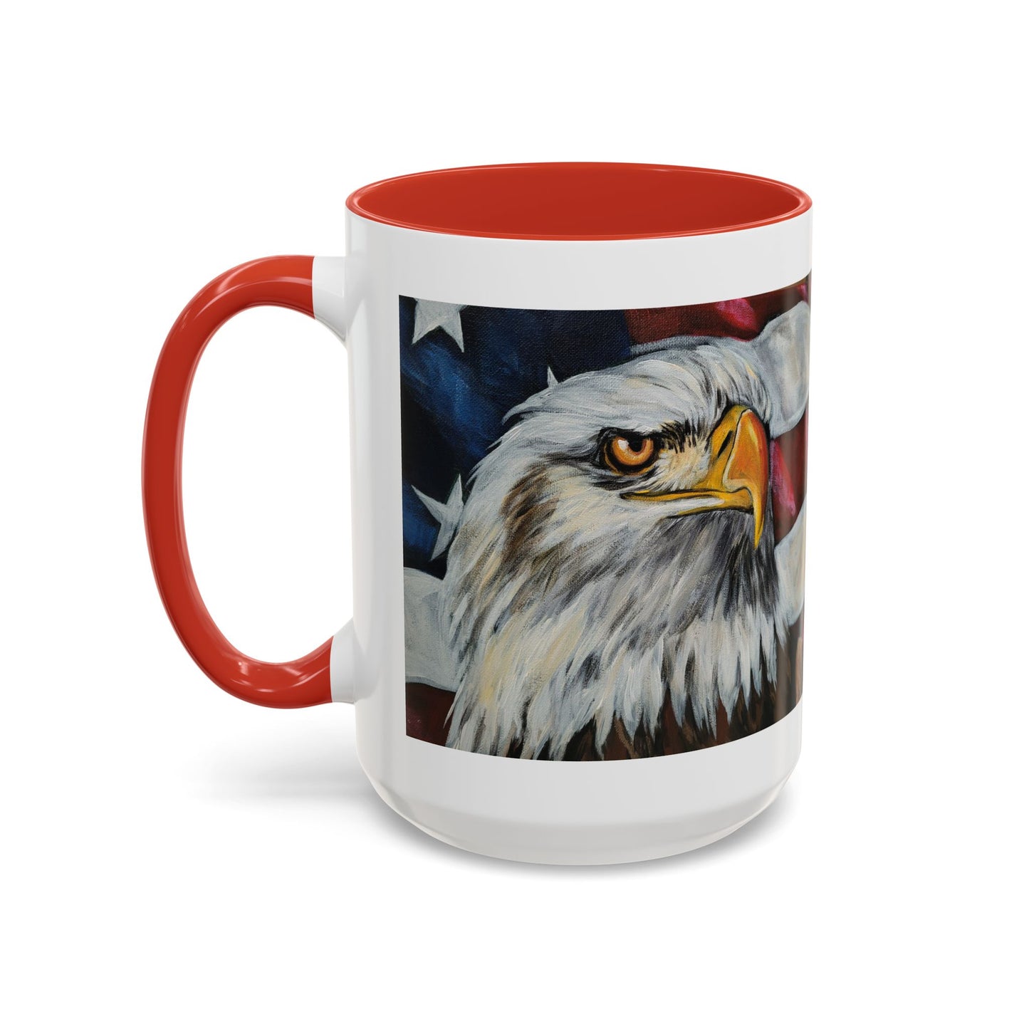 In God we Trust Accent Coffee Mug (15oz)