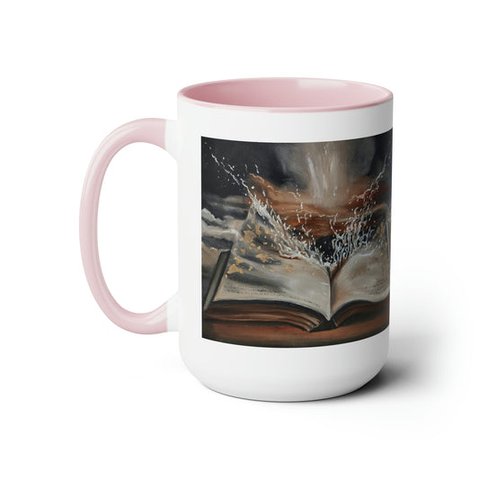 Washed by the Word Two-Tone Coffee Mugs, 15oz