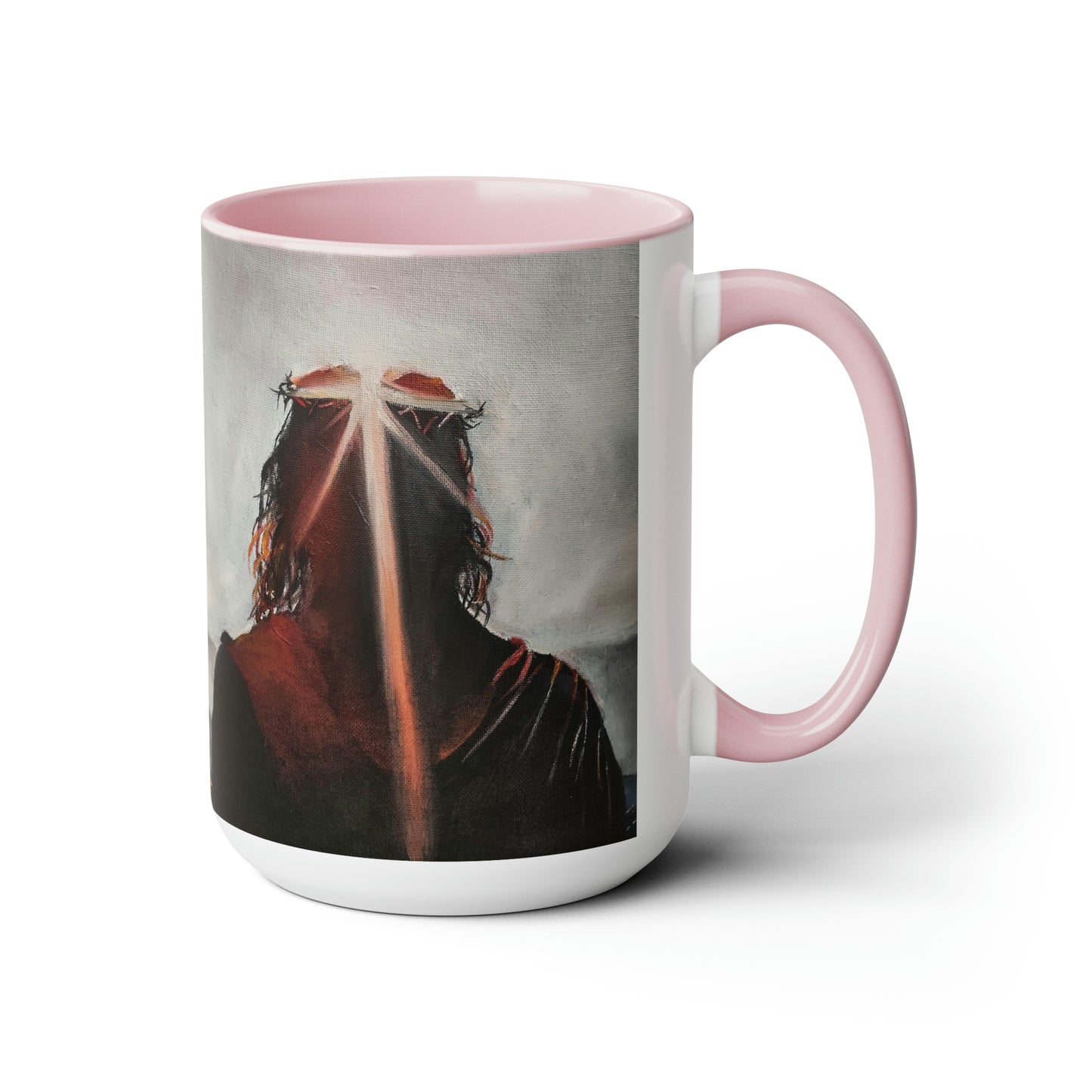Contemplating Two-Tone Coffee Mugs, 15oz