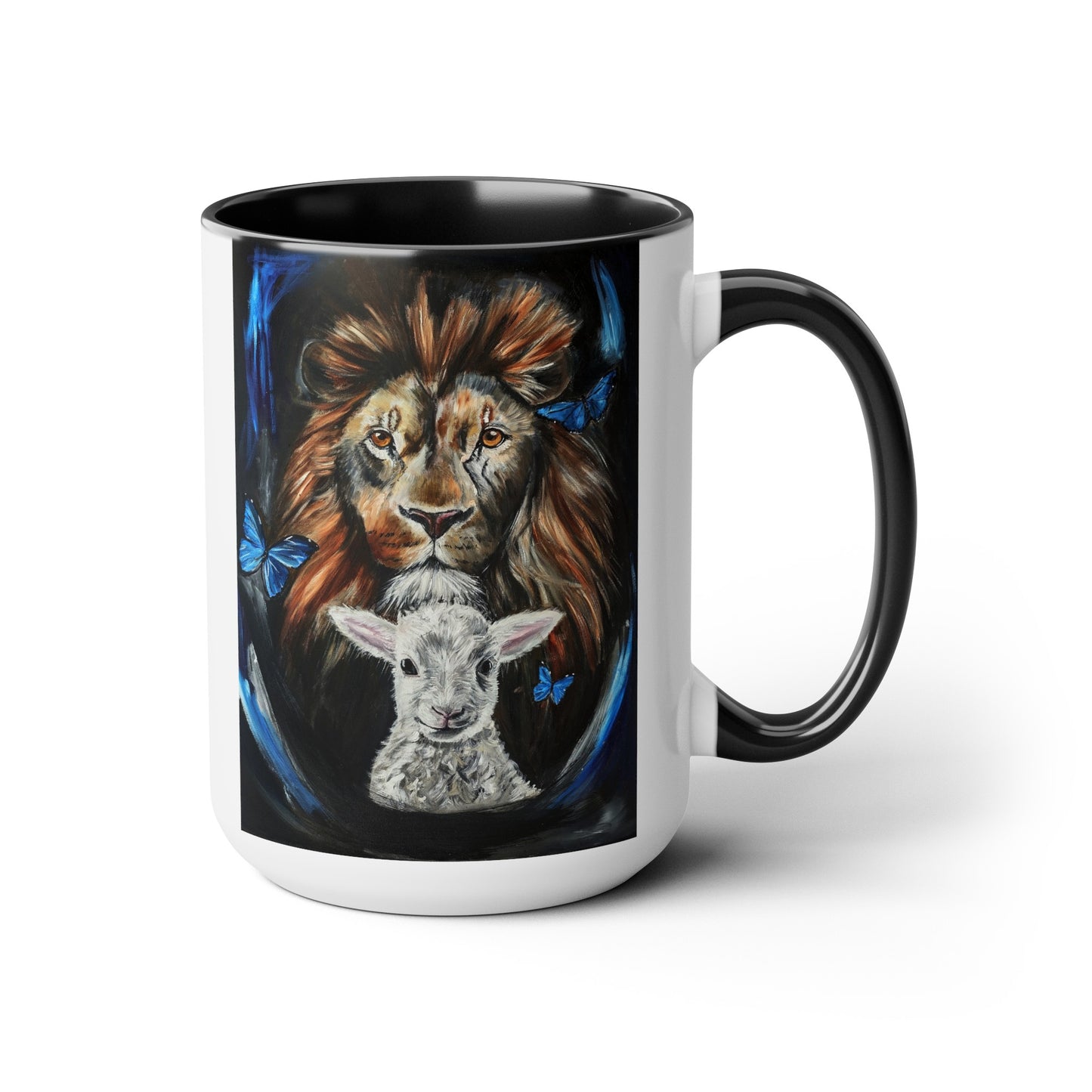 A New Thing Two-Tone Coffee Mugs, 15oz
