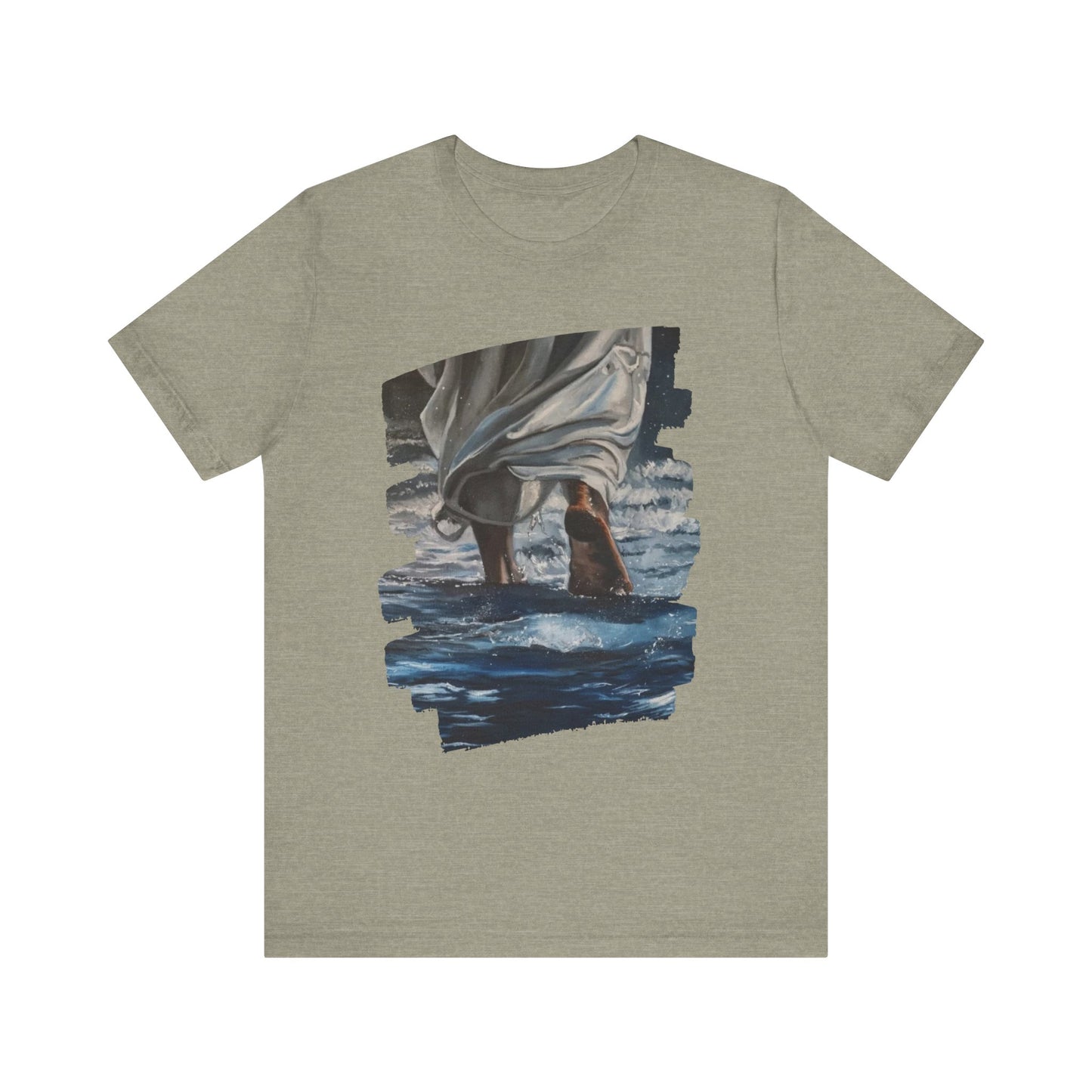 Walking on Faith Unisex Short Sleeve Tee - Embrace the Calm