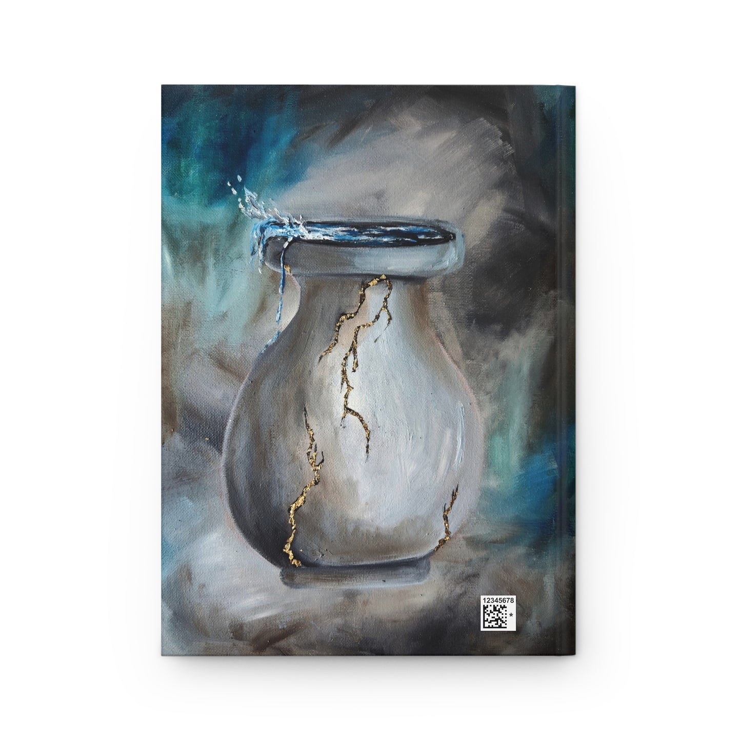 Glory Filled Elegant Hardcover Journal - Artistic Pottery Design for Creative Minds