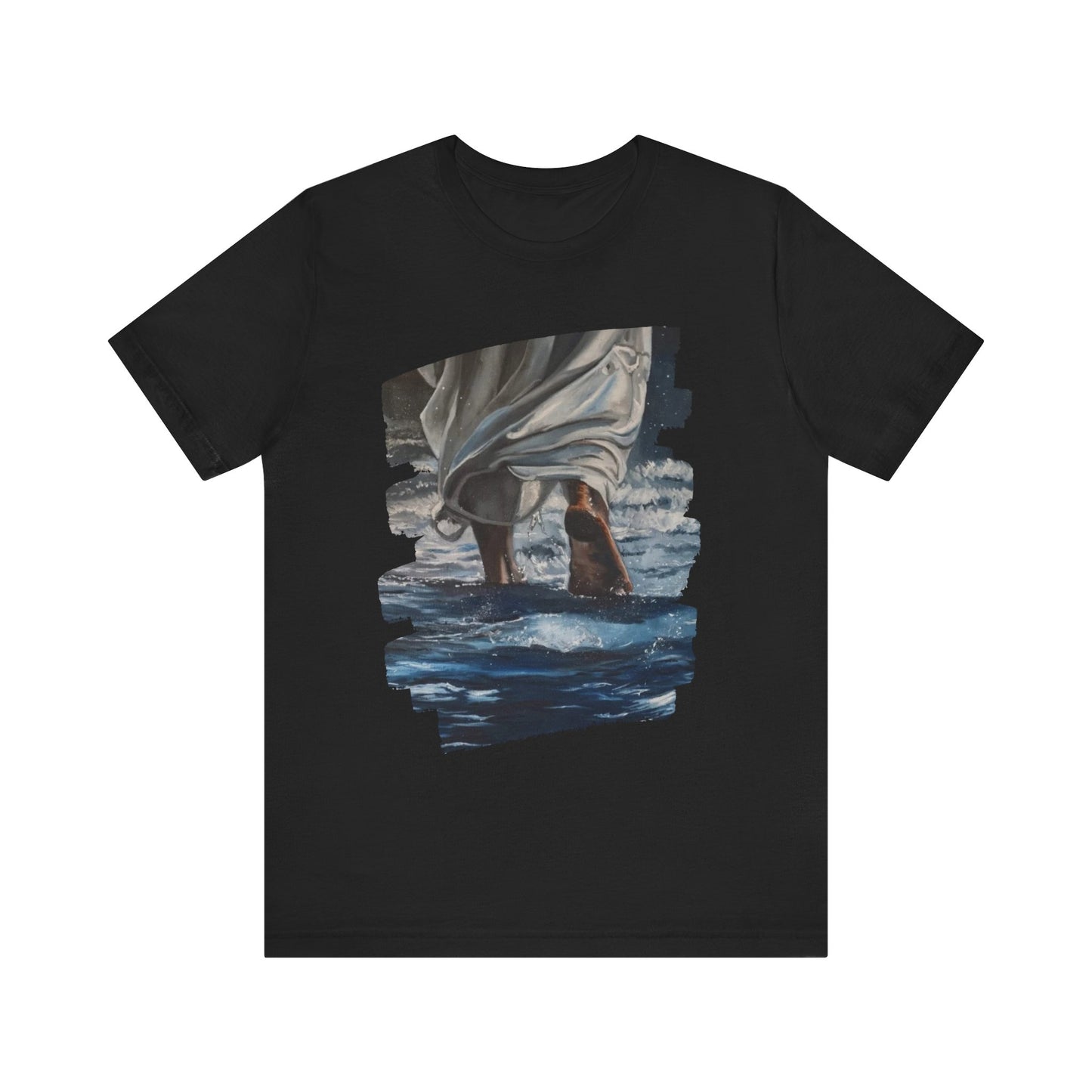 Walking on Faith Unisex Short Sleeve Tee - Embrace the Calm