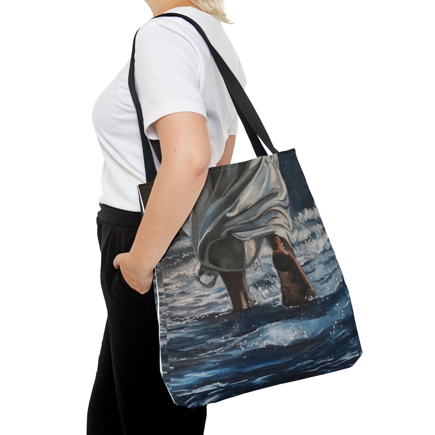 Walking On Tote Bag (AOP)