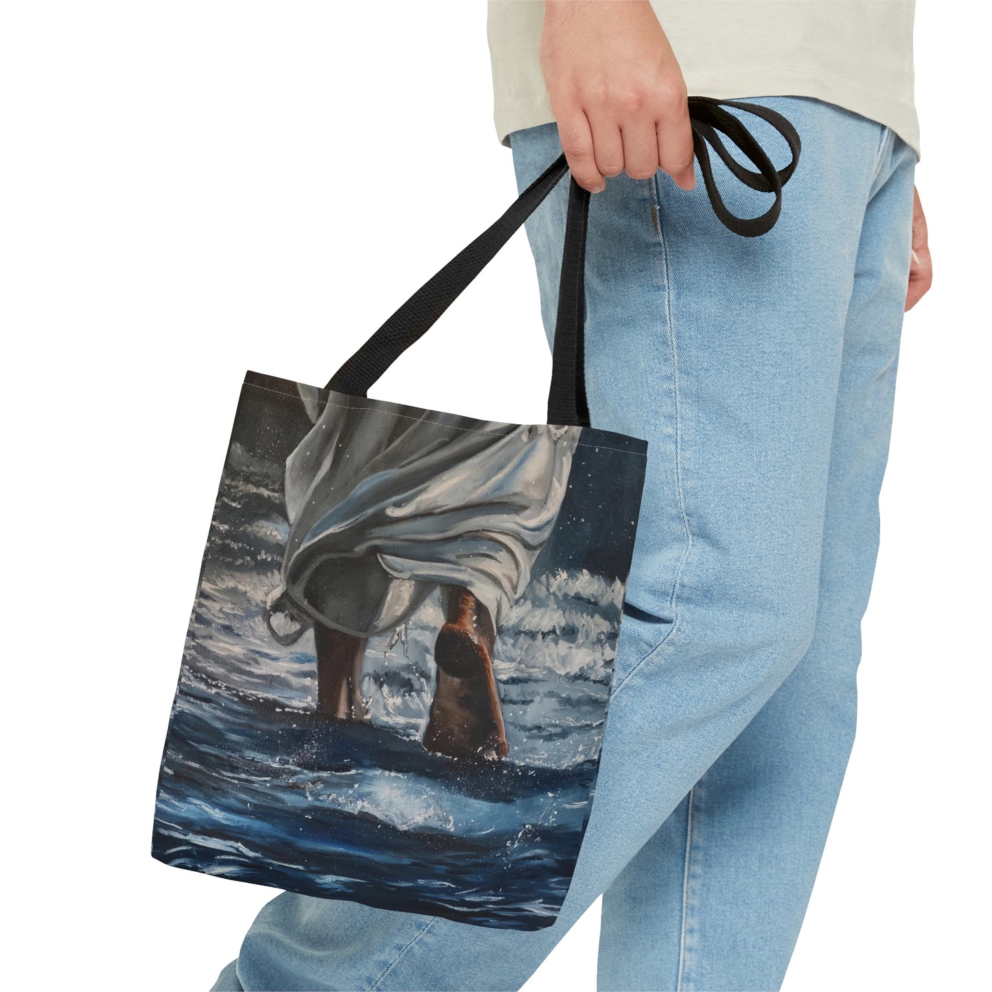 Walking On Tote Bag (AOP)