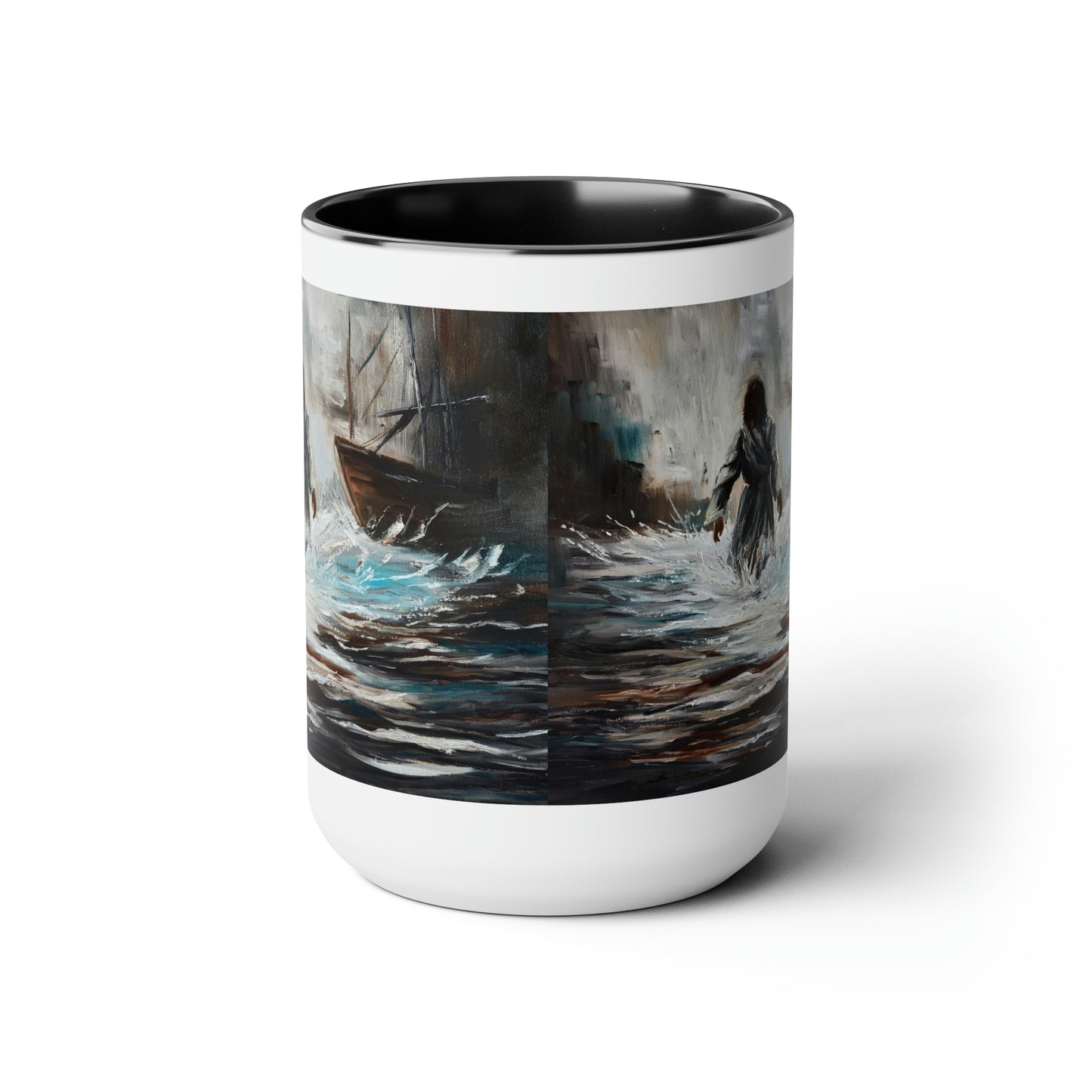 Waymaker Two-Tone Coffee Mugs, 15oz