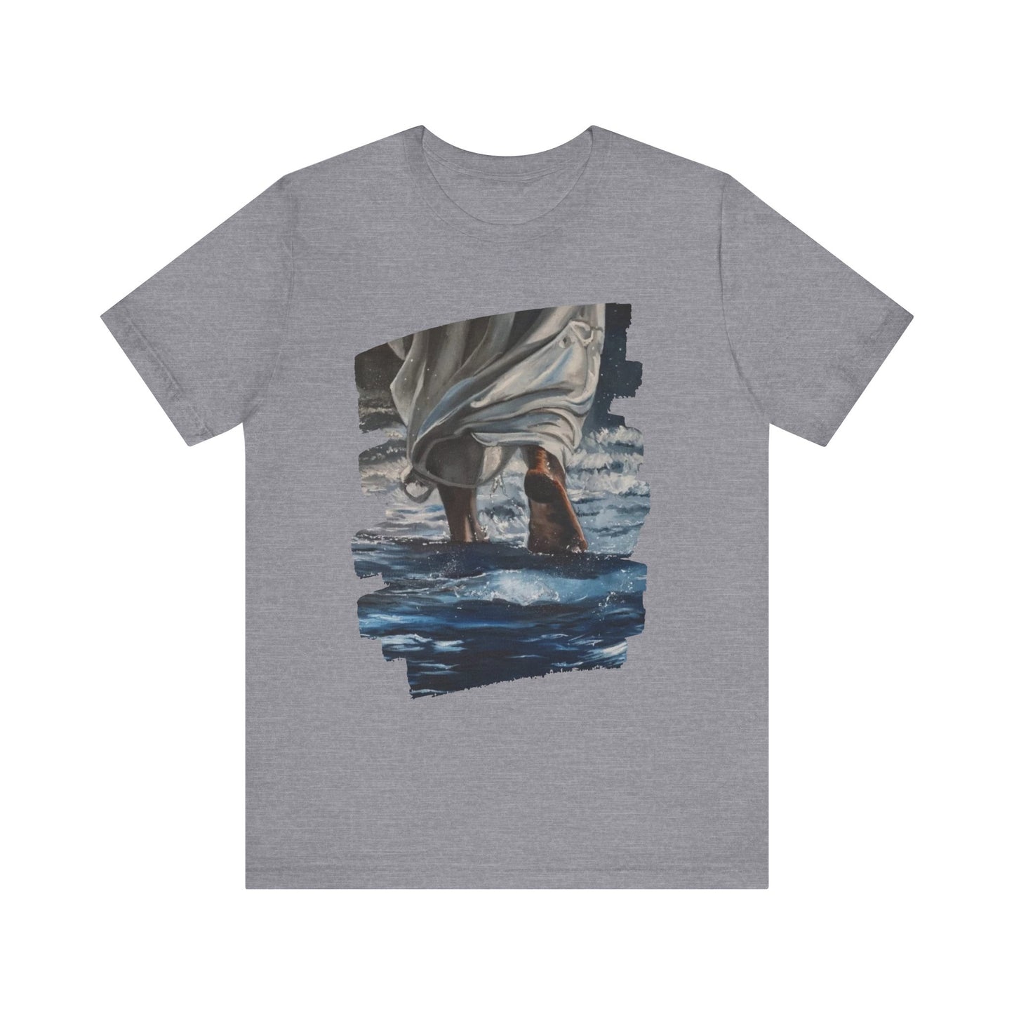Walking on Faith Unisex Short Sleeve Tee - Embrace the Calm