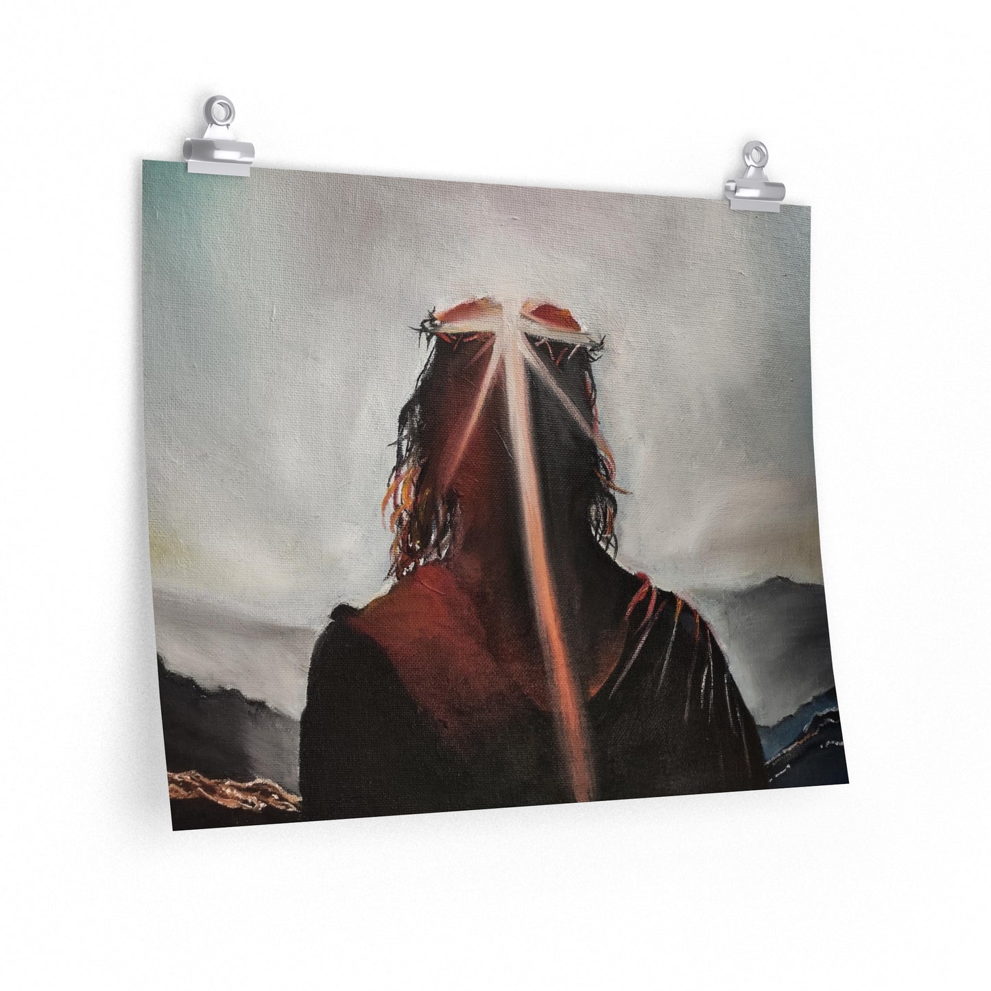 Contemplating Premium Matte horizontal posters