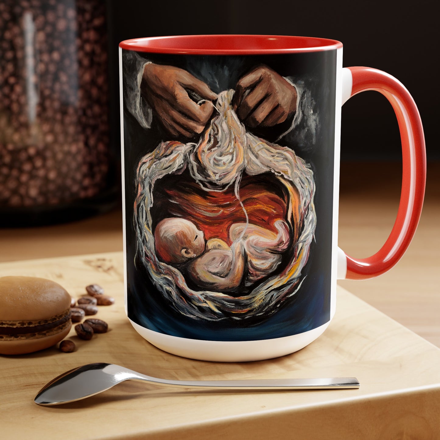 You Formed Me Two-Tone Coffee Mugs, 15oz