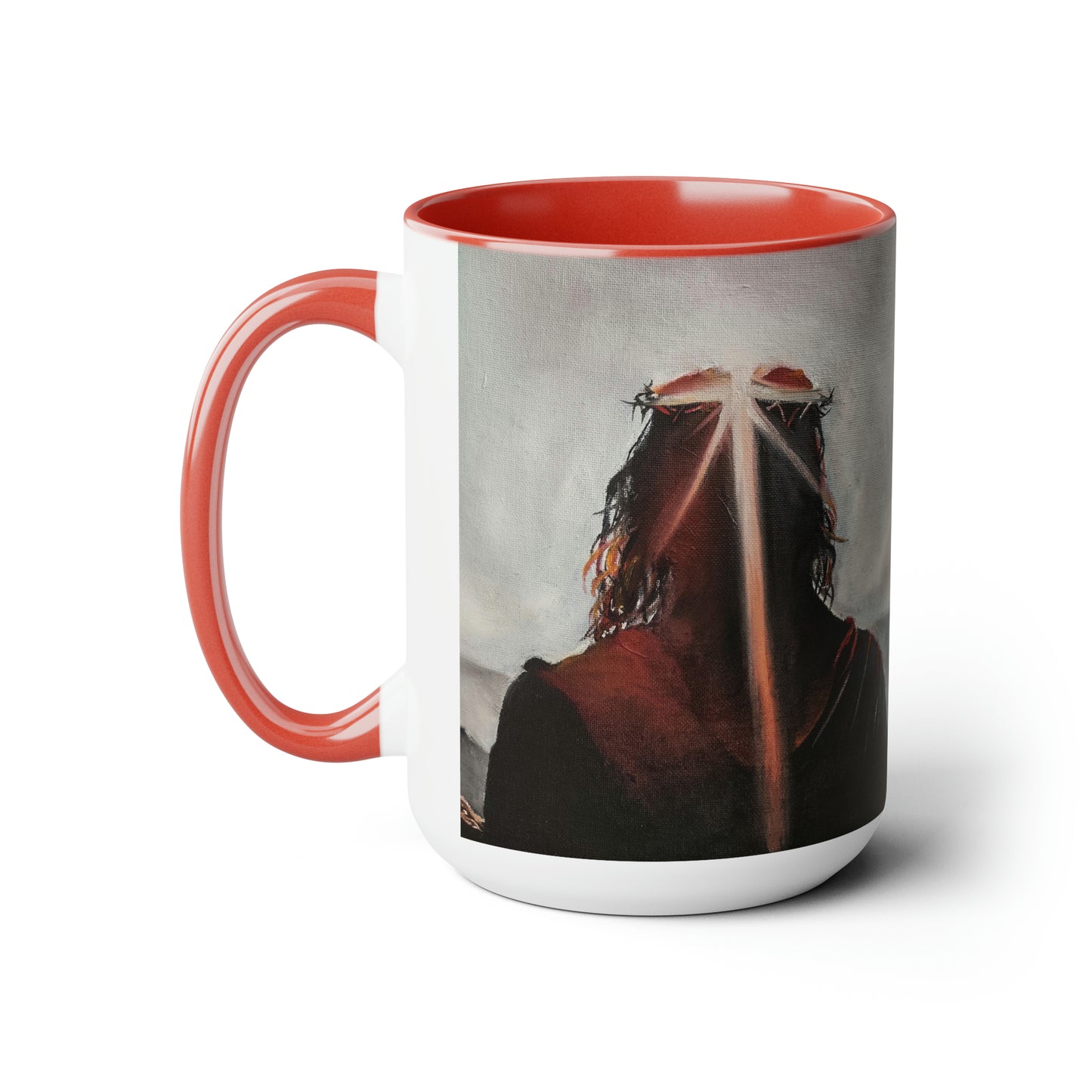Contemplating Two-Tone Coffee Mugs, 15oz