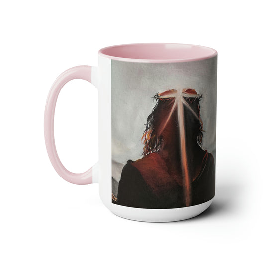 Contemplating Two-Tone Coffee Mugs, 15oz