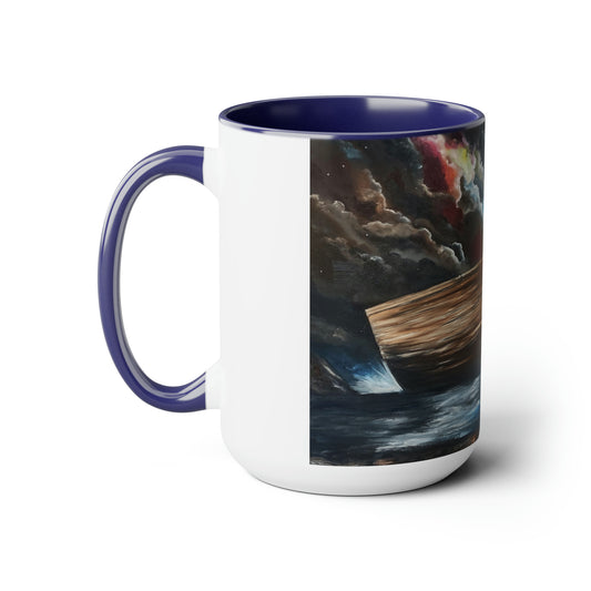 A Brave New World Two-Tone Coffee Mugs, 15oz