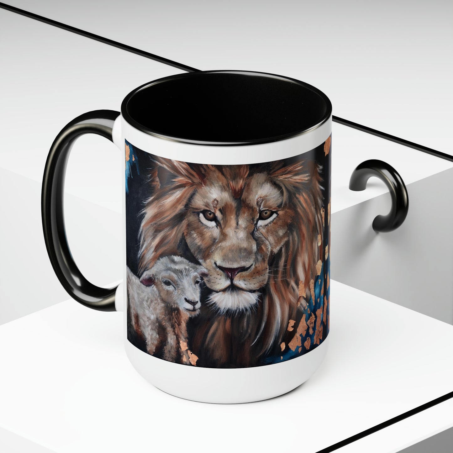 In the Secret Place Two-Tone Coffee Mugs, 15oz