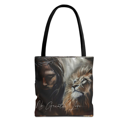 No Greater Love Tote Bag (AOP)