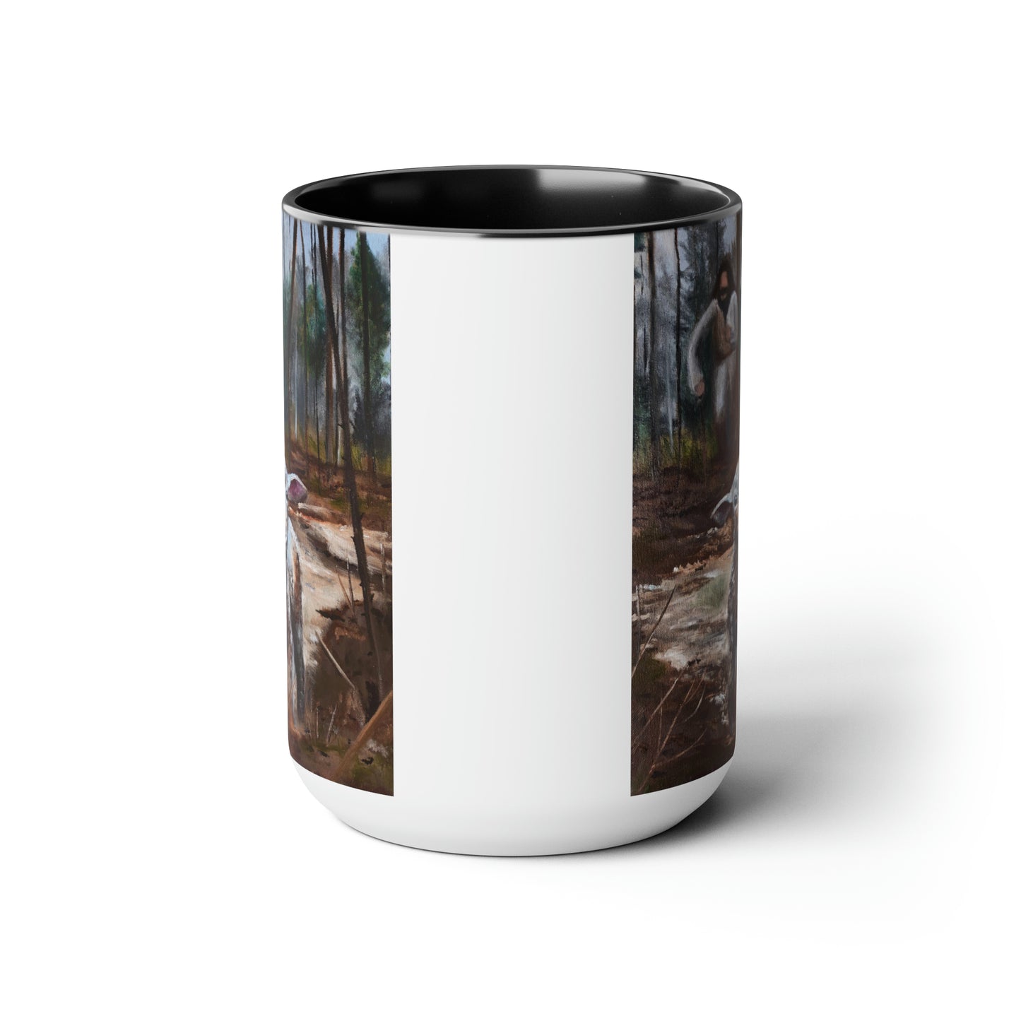 Coming After Me Two-Tone Coffee Mugs, 15oz