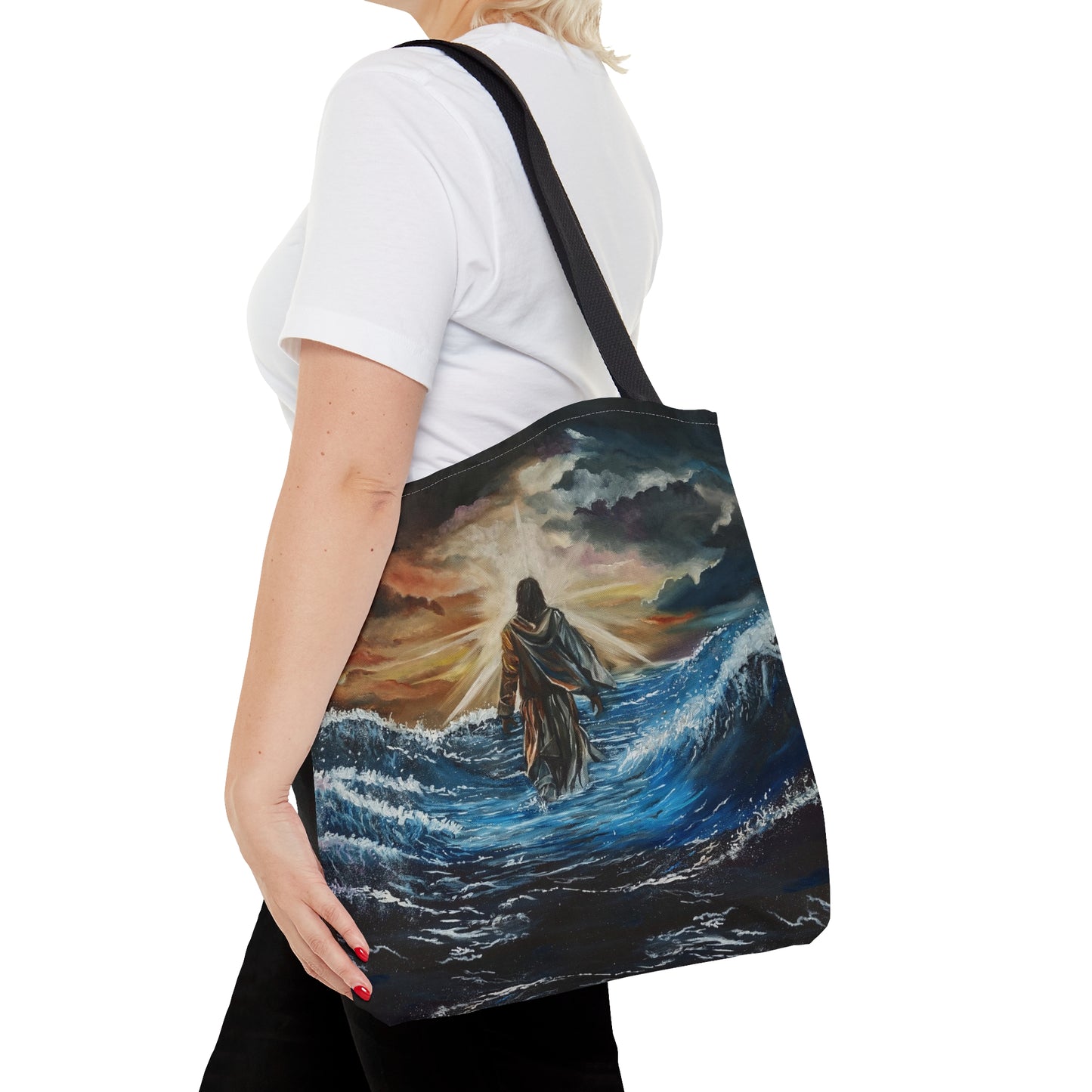 Here as in Heaven Tote Bag (AOP)