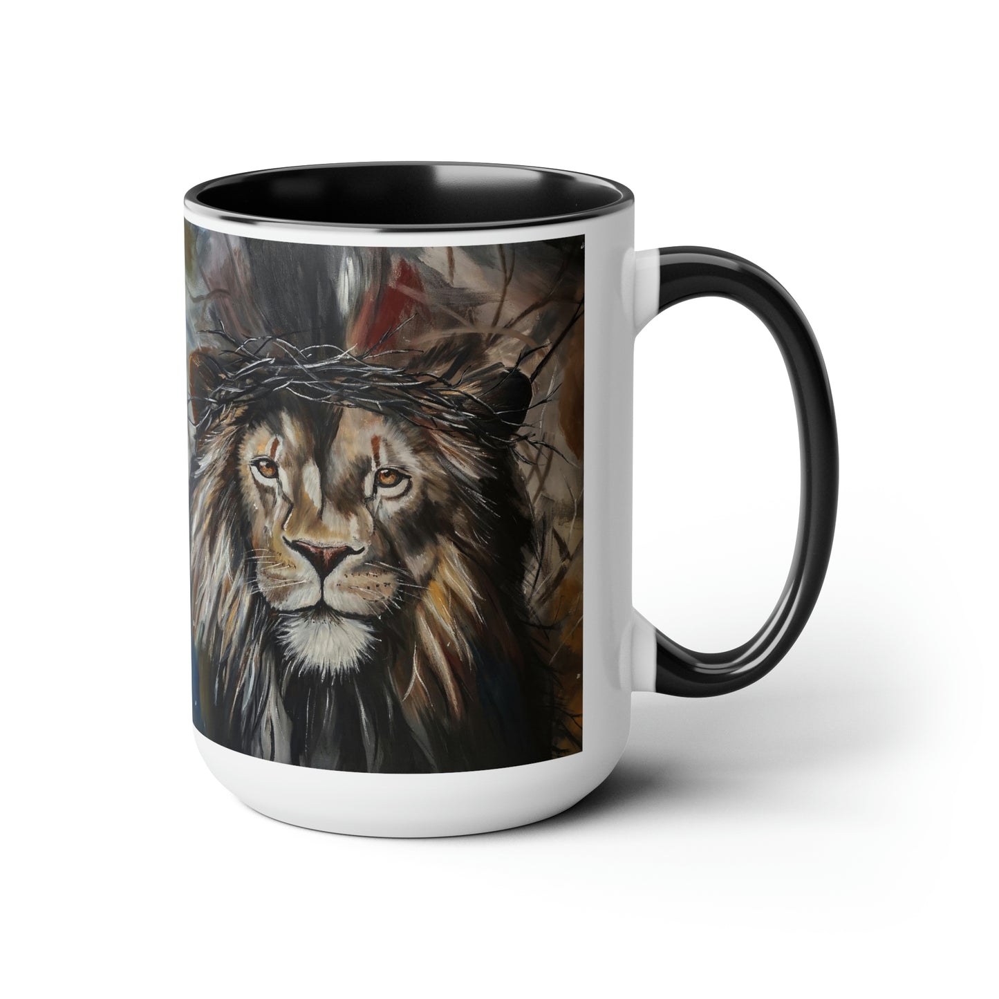 Mediator Two-Tone Coffee Mugs, 15oz