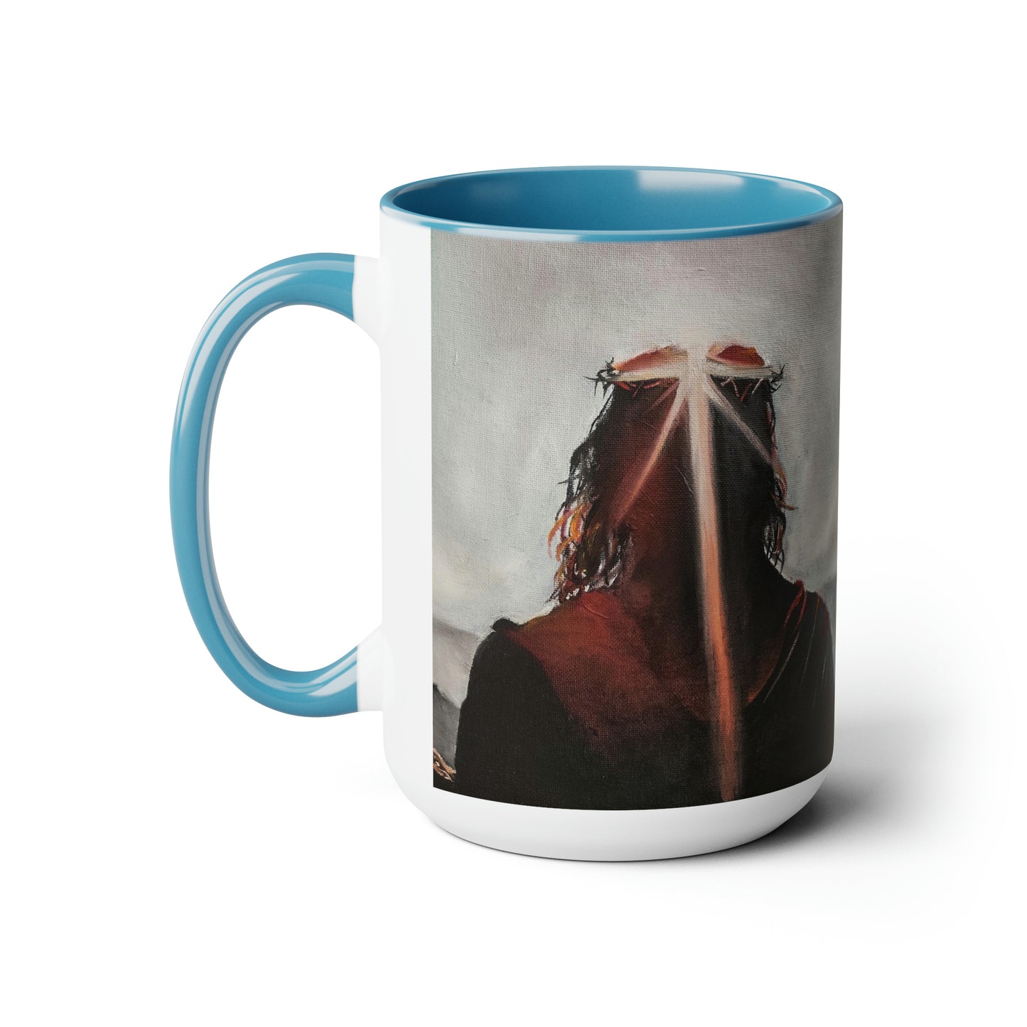 Contemplating Two-Tone Coffee Mugs, 15oz
