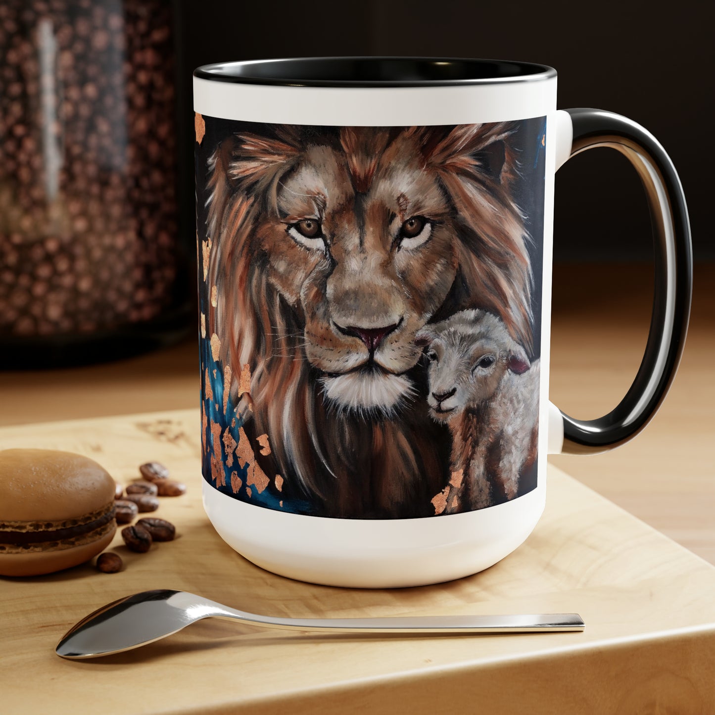 In the Secret Place Two-Tone Coffee Mugs, 15oz