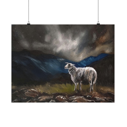 The Lord is my Shepherd Matte Horizontal Posters