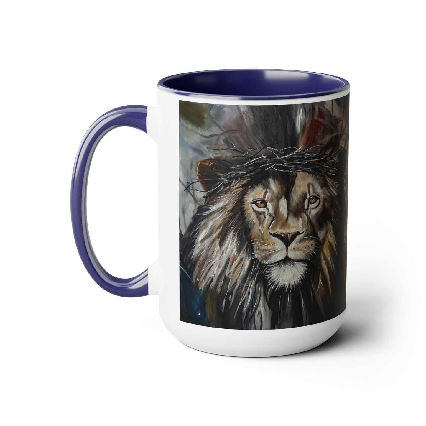 Mediator Two-Tone Coffee Mugs, 15oz