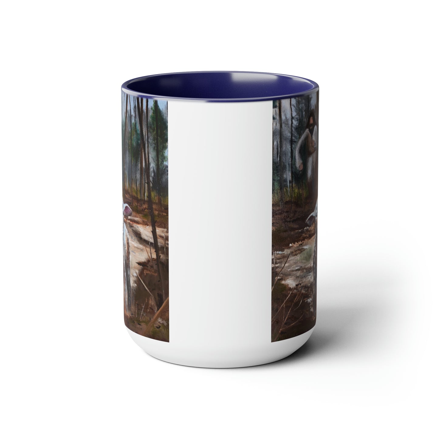 Coming After Me Two-Tone Coffee Mugs, 15oz