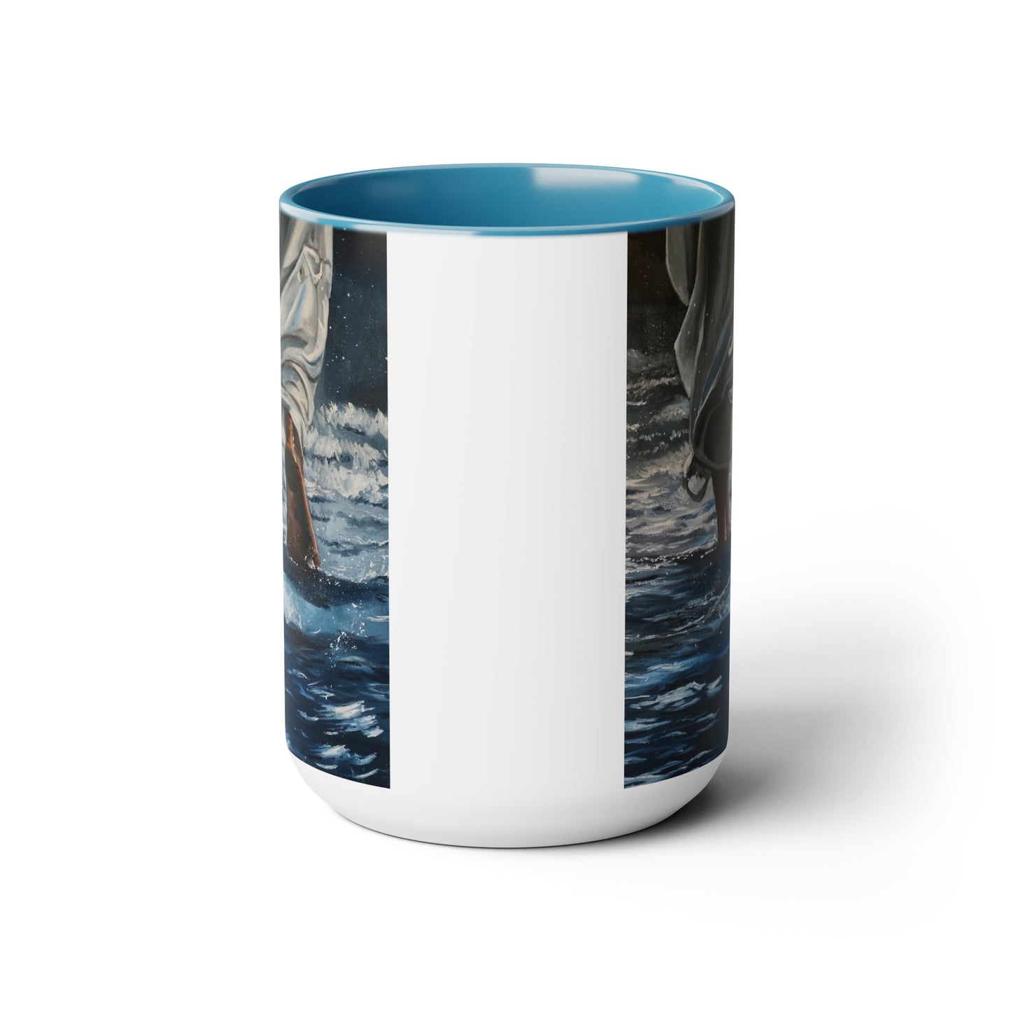 Walking On Two-Tone Coffee Mugs, 15oz