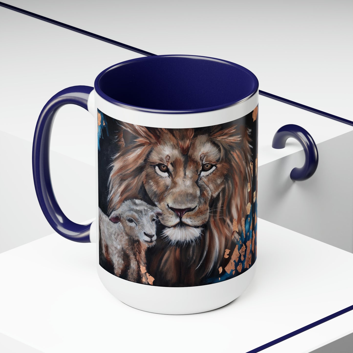 In the Secret Place Two-Tone Coffee Mugs, 15oz