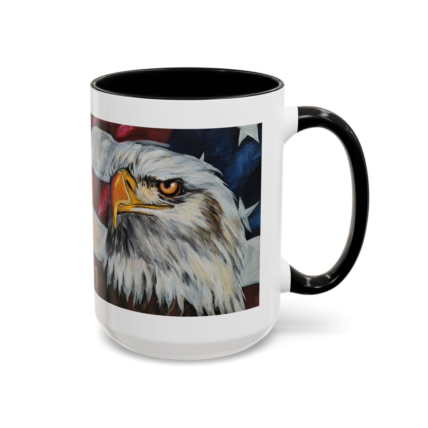 In God we Trust Accent Coffee Mug (15oz)
