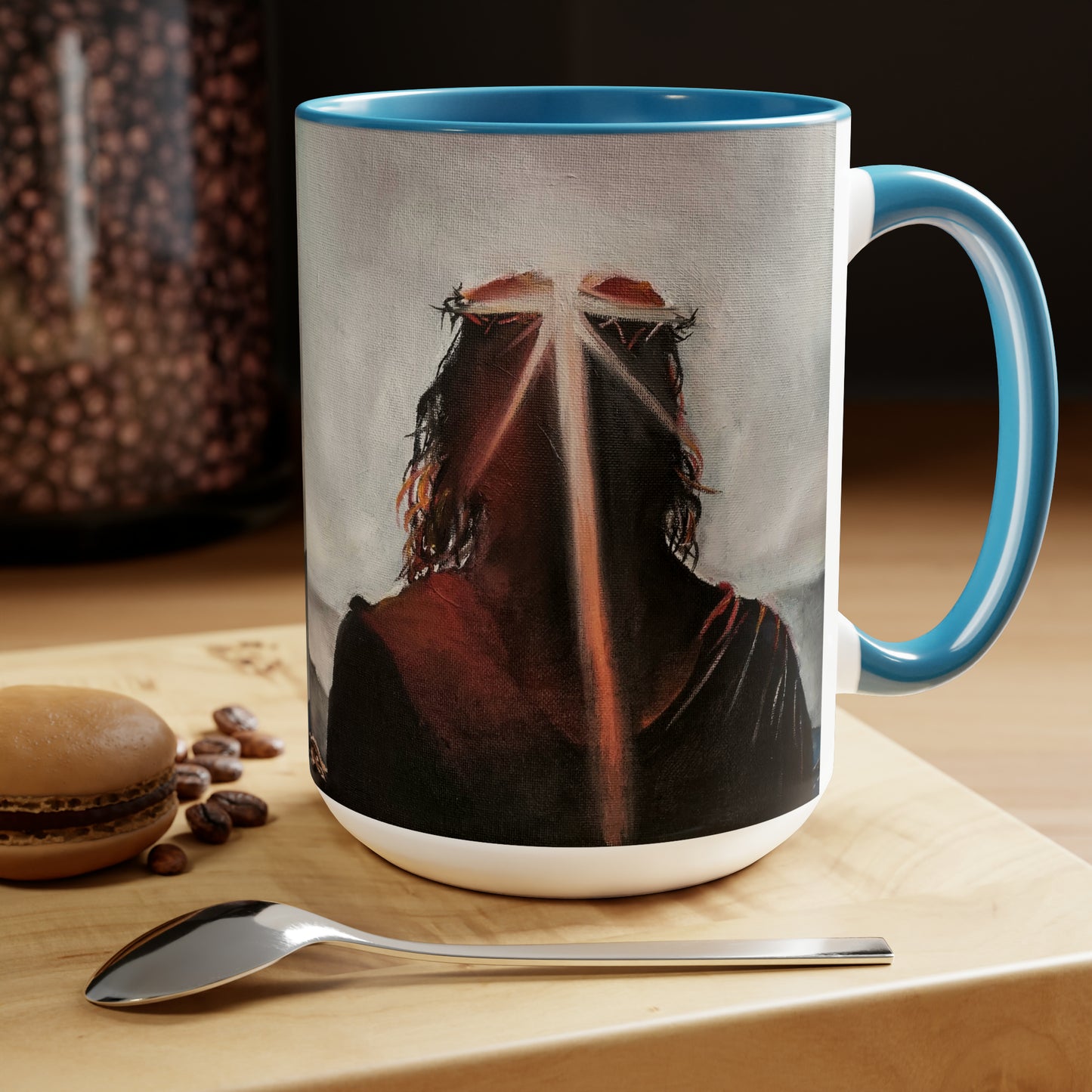 Contemplating Two-Tone Coffee Mugs, 15oz