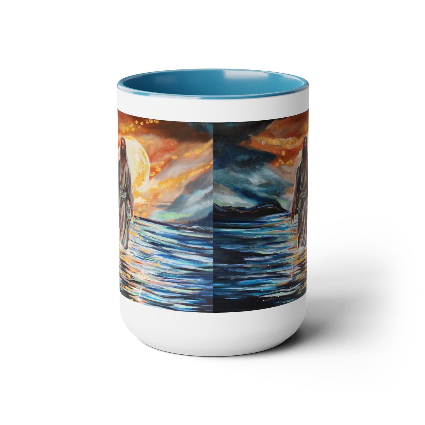 Night Watch Two-Tone Coffee Mugs, 15oz