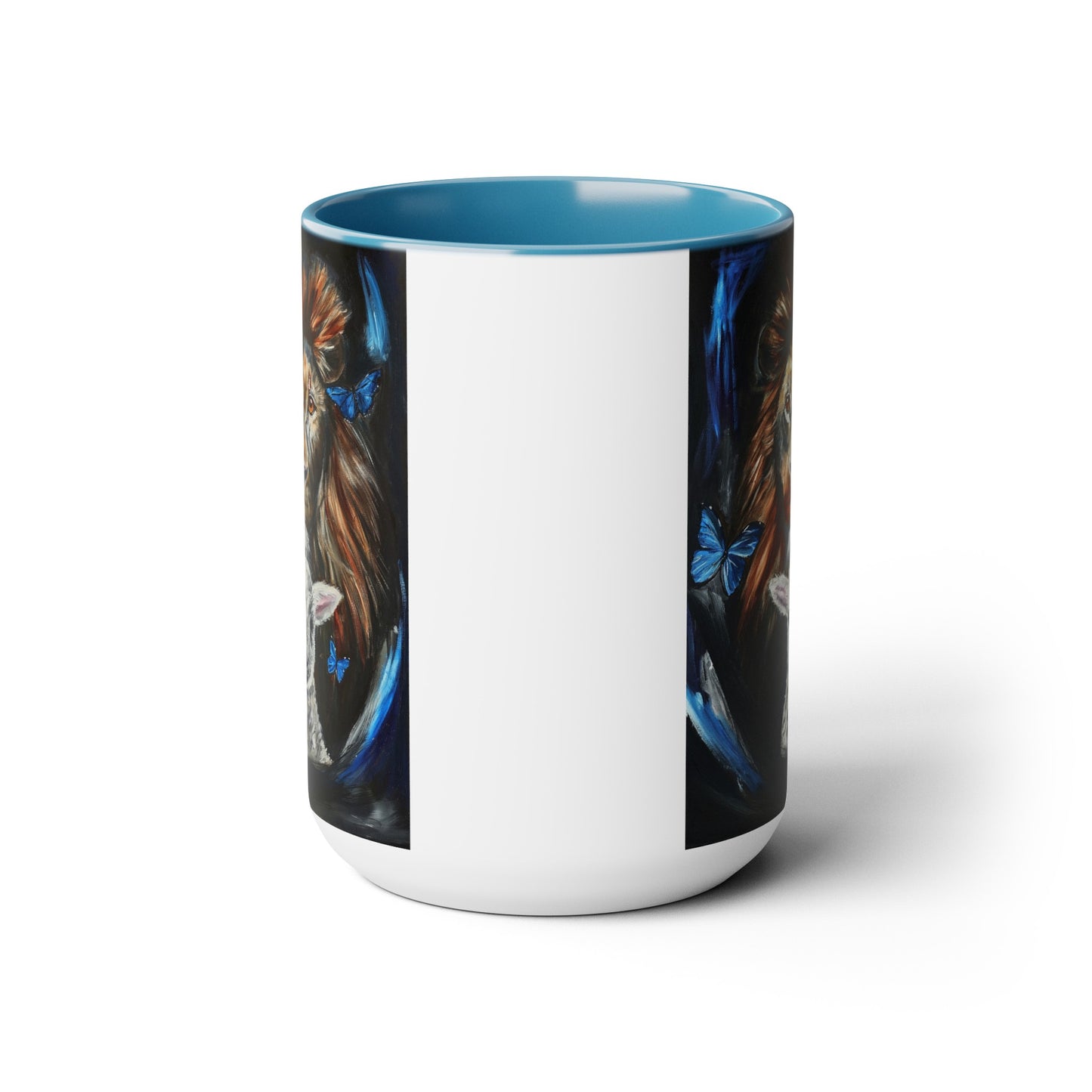 A New Thing Two-Tone Coffee Mugs, 15oz