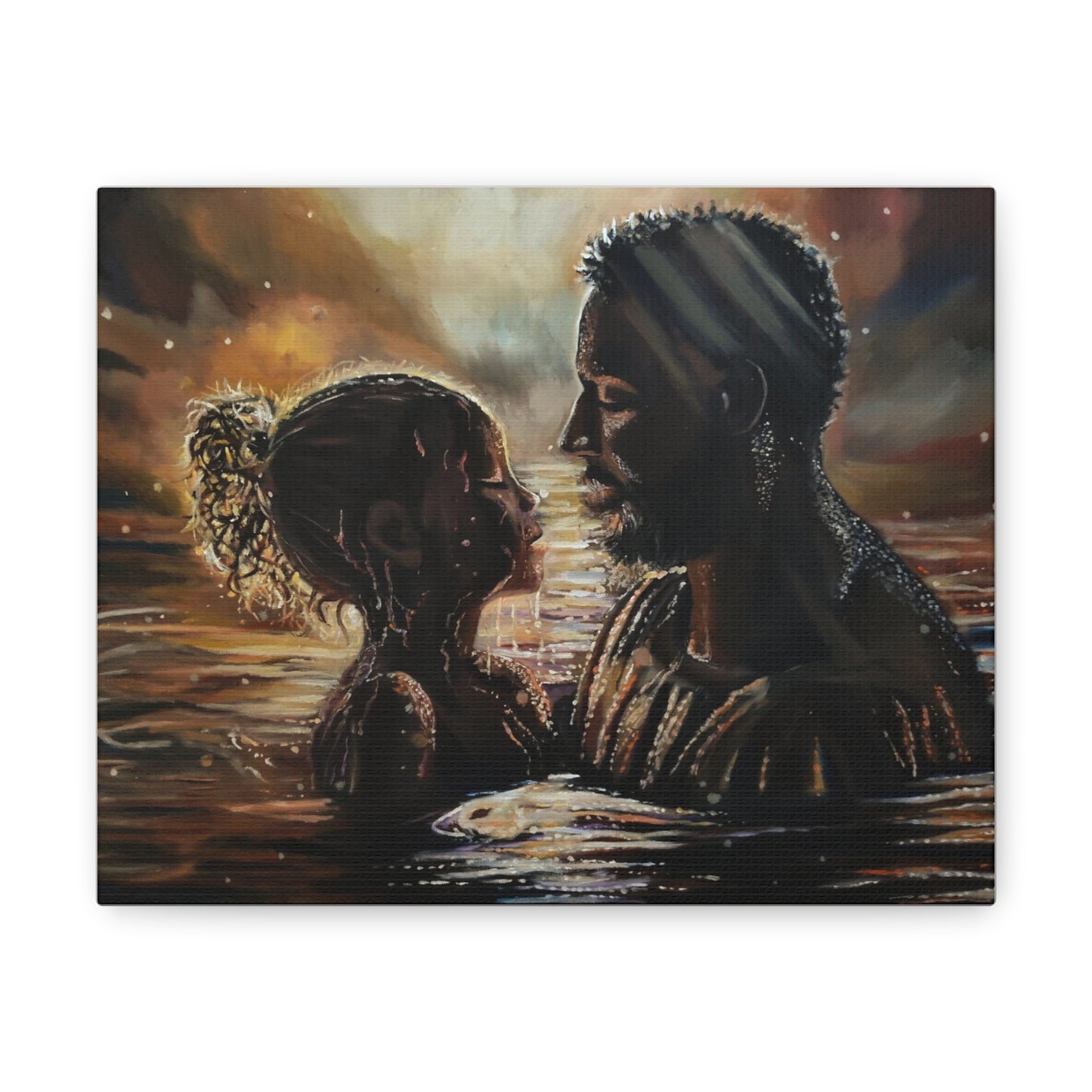 Baptized into Glory Canvas Gallery Wraps