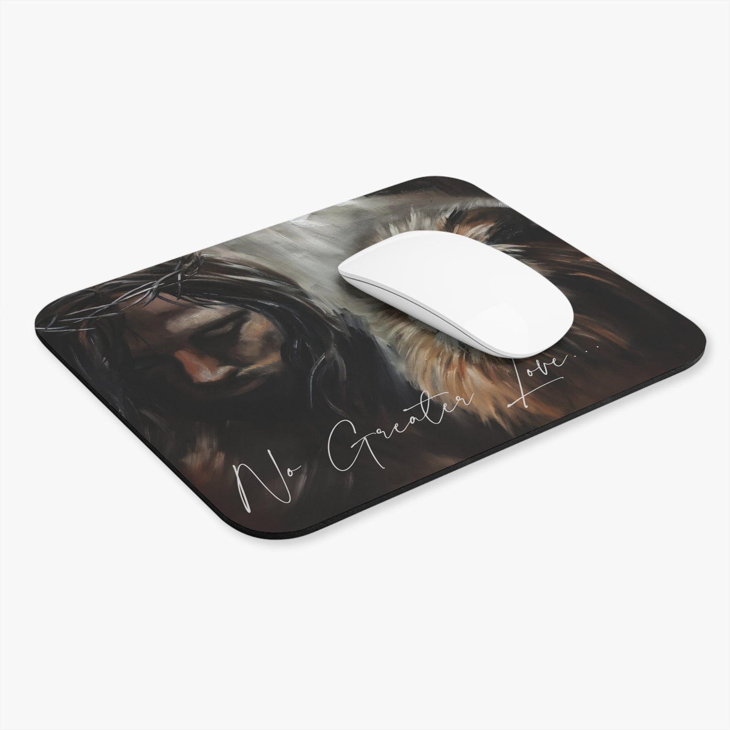 No Greater Love Mouse Pad - Inspirational Christian Desk Accessory