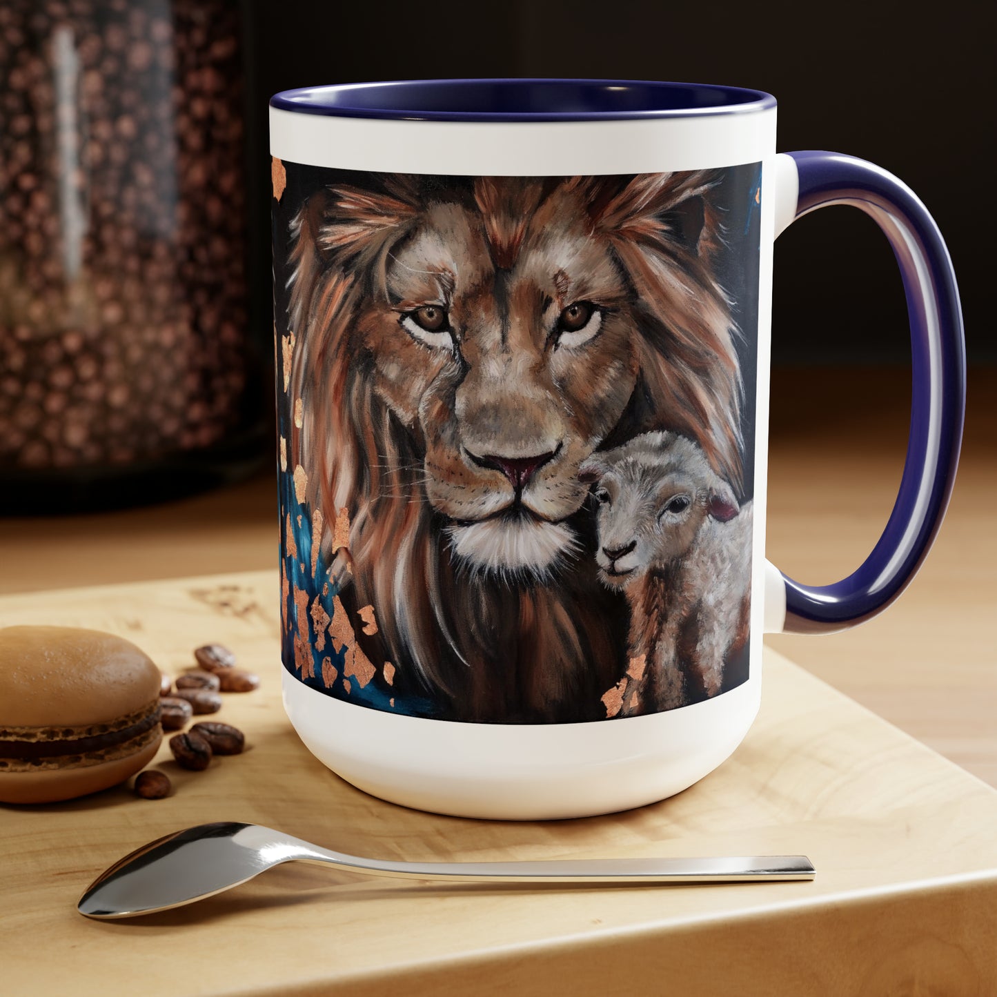 In the Secret Place Two-Tone Coffee Mugs, 15oz