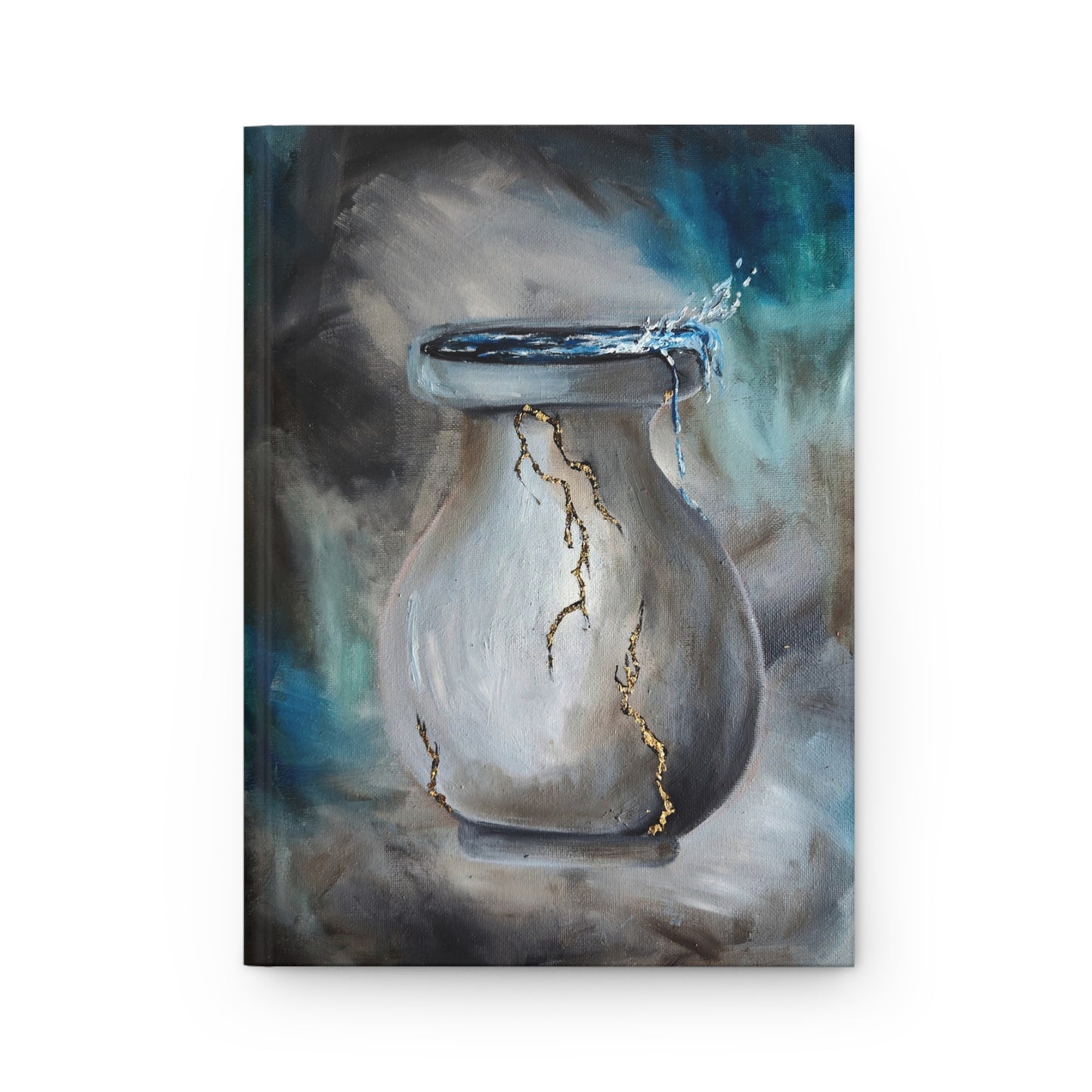 Glory Filled Elegant Hardcover Journal - Artistic Pottery Design for Creative Minds