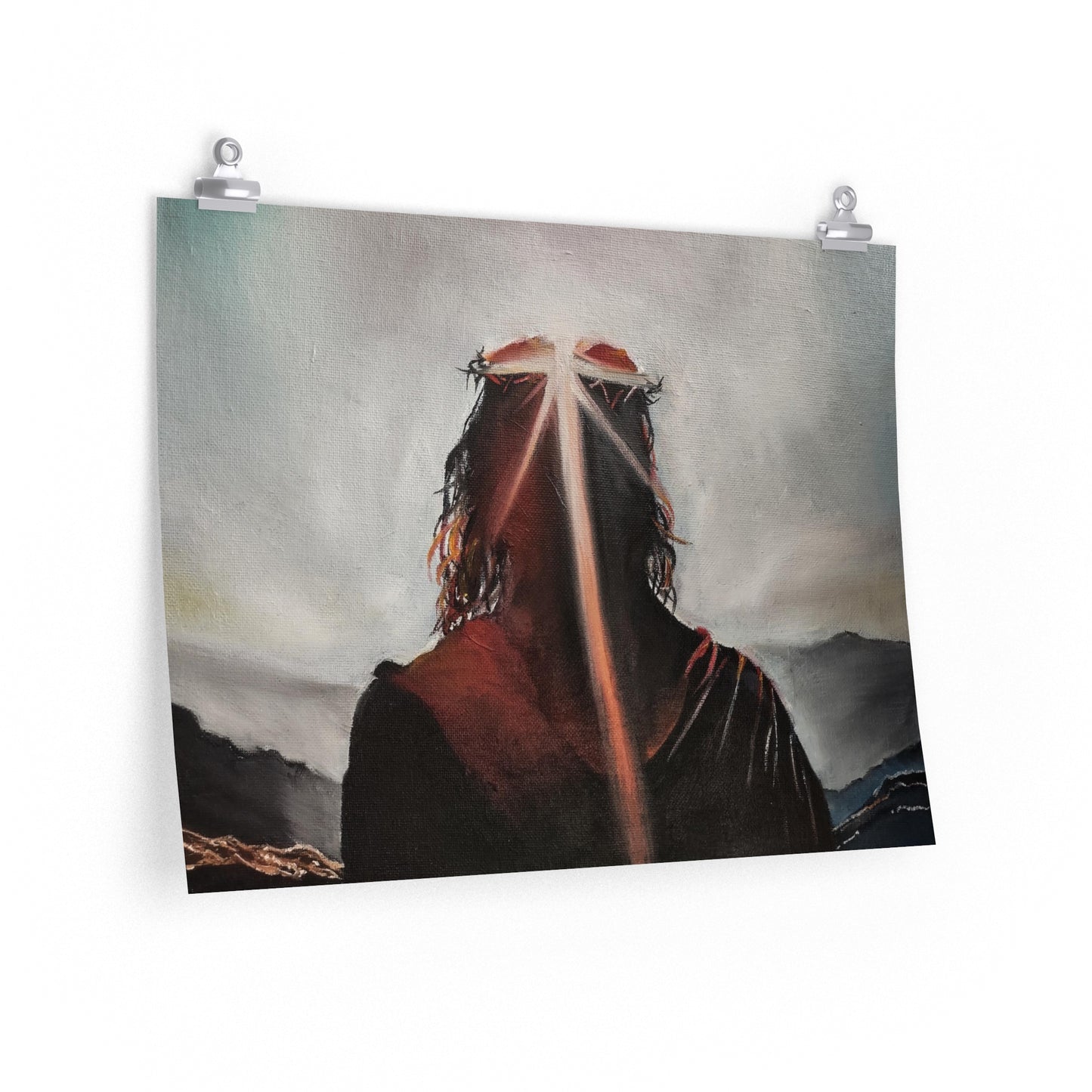 Contemplating Premium Matte horizontal posters