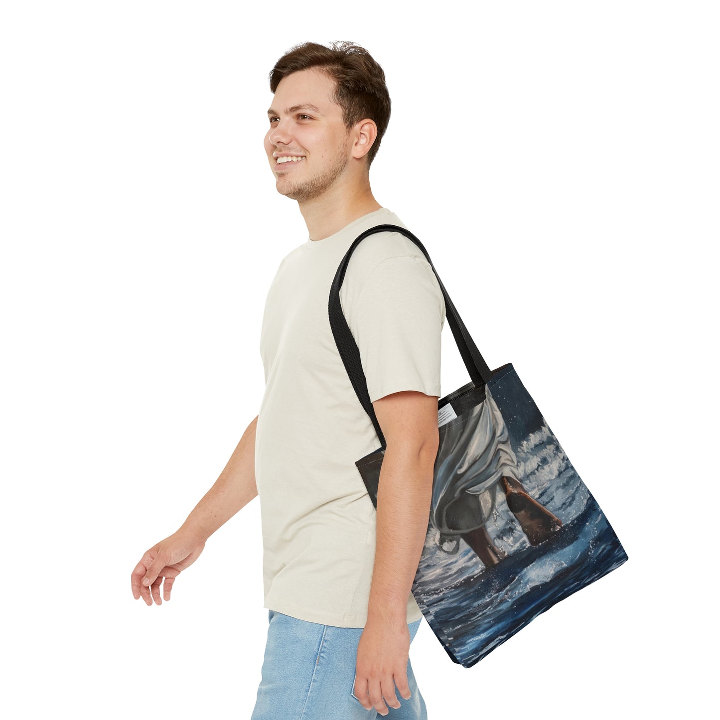 Walking On Tote Bag (AOP)