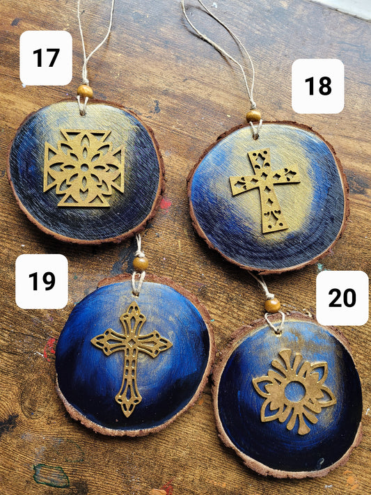 Wood Slice Ornament October 2025 Ornaments