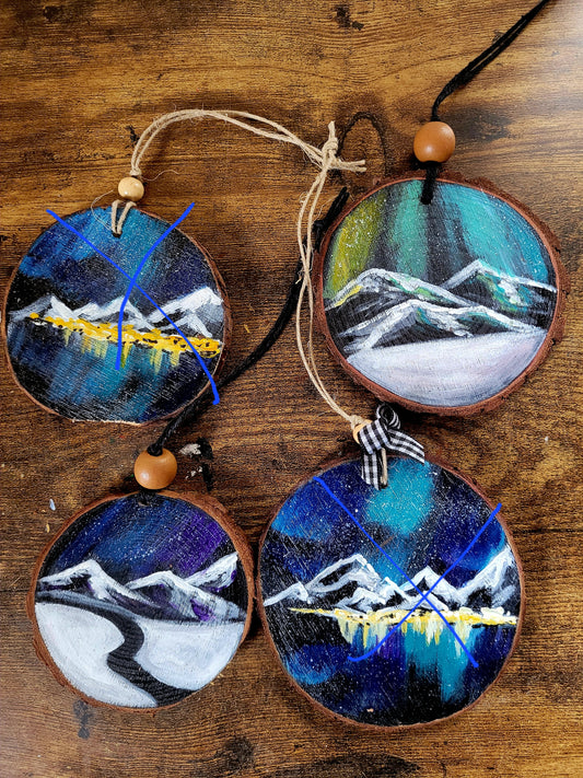 Wood Slice Ornament October 2025 Ornaments