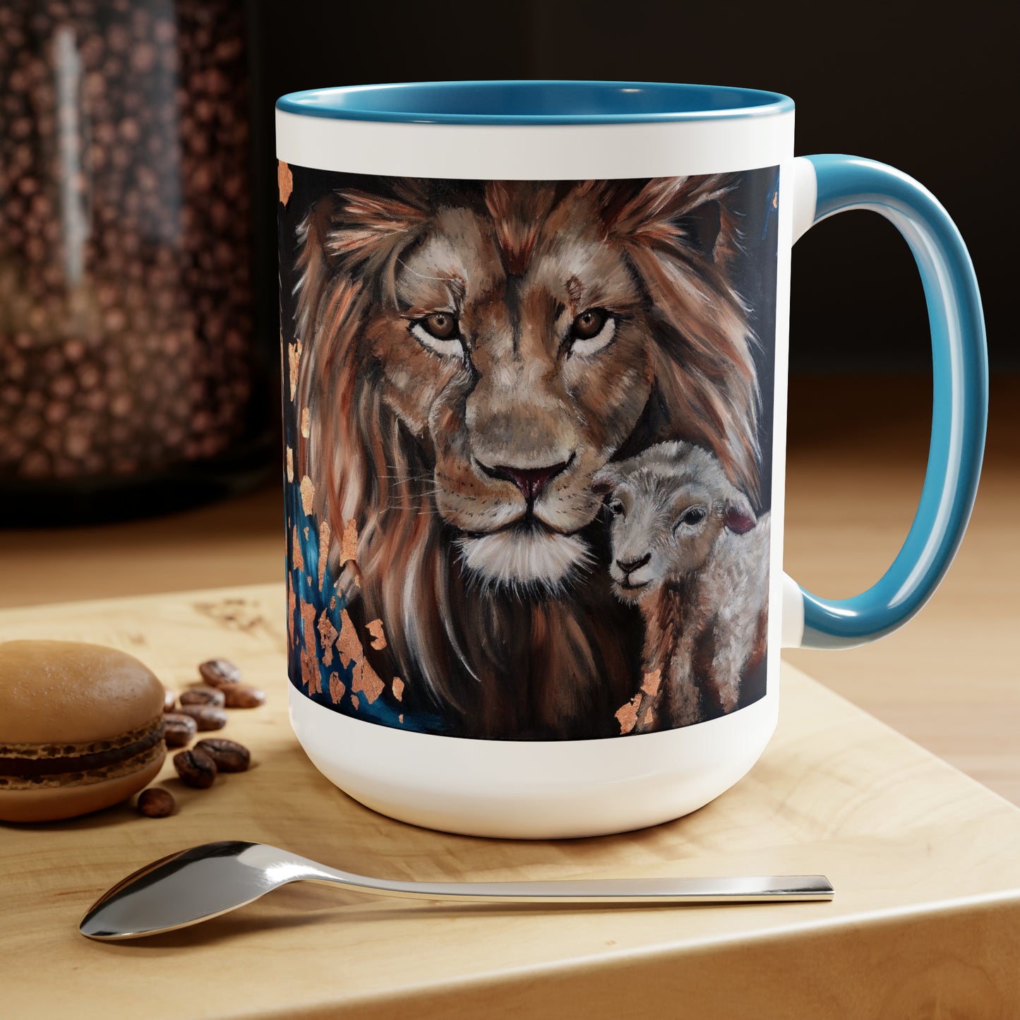 In the Secret Place Two-Tone Coffee Mugs, 15oz