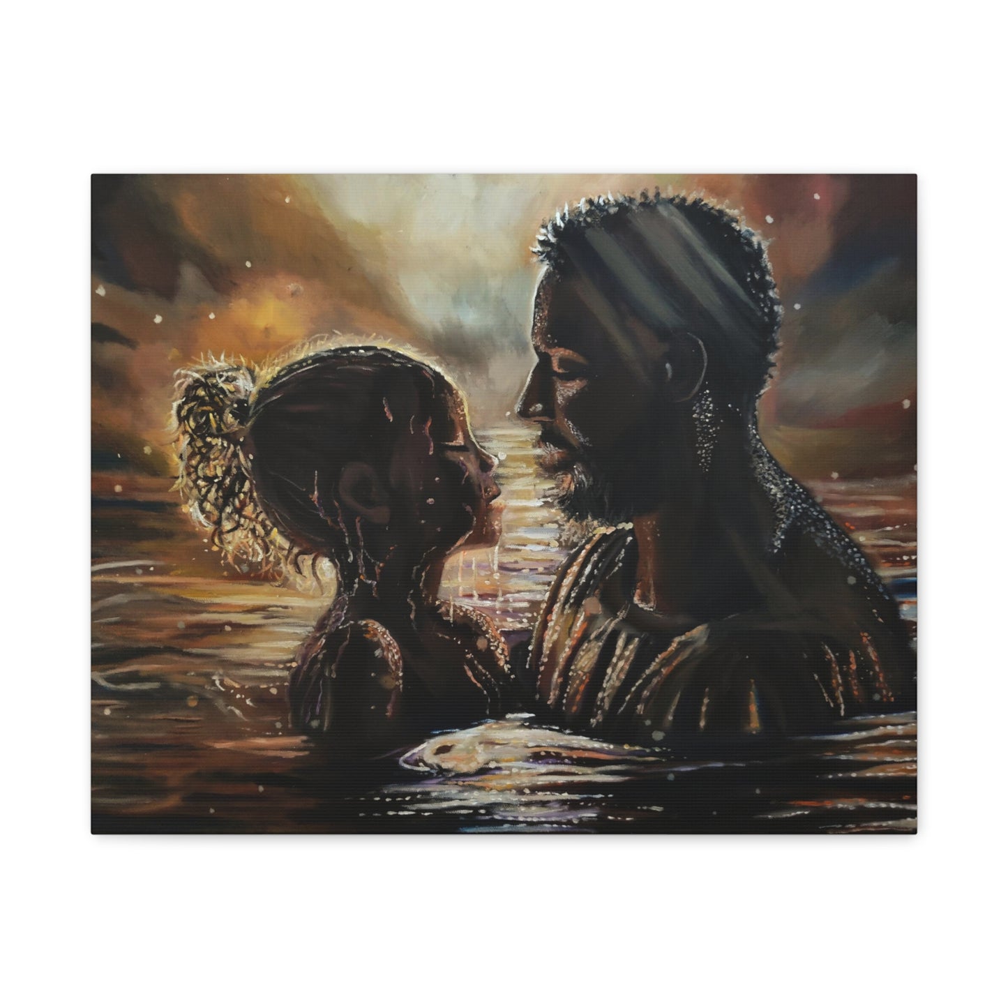 Baptized into Glory Canvas Gallery Wraps