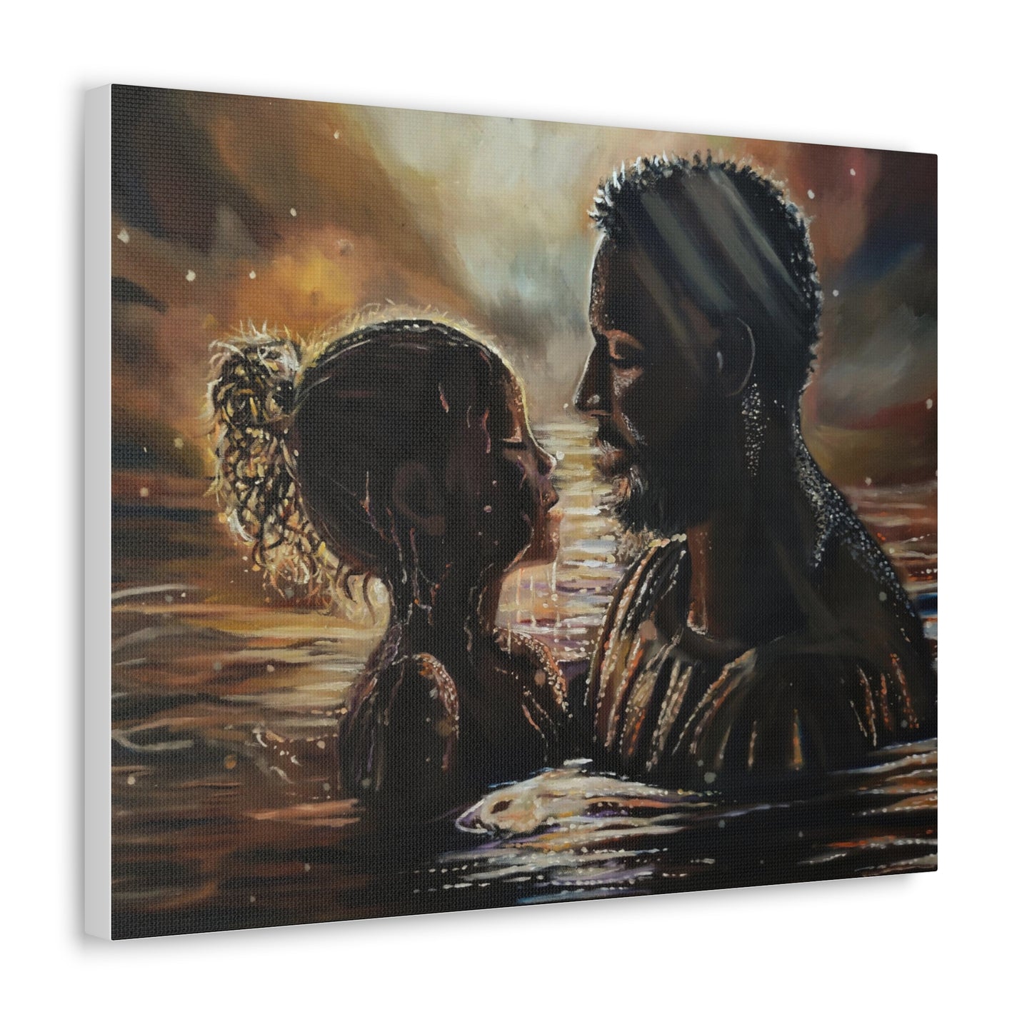 Baptized into Glory Canvas Gallery Wraps