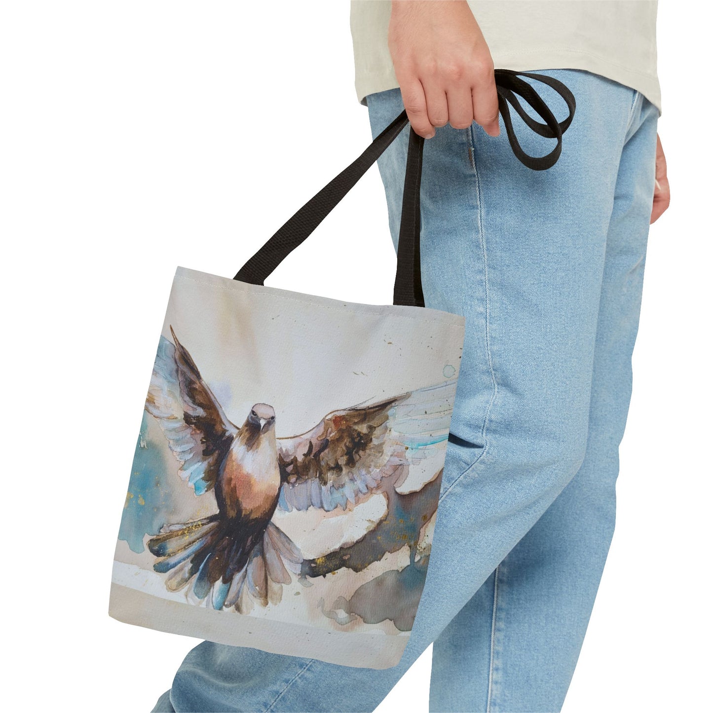 Ever-Present Help Dove Tote Bag - Stylish Eco-Friendly Shopper, Great for Nature Lovers, Gift for Birdwatchers, Art Lover's Tote, Everyday Use