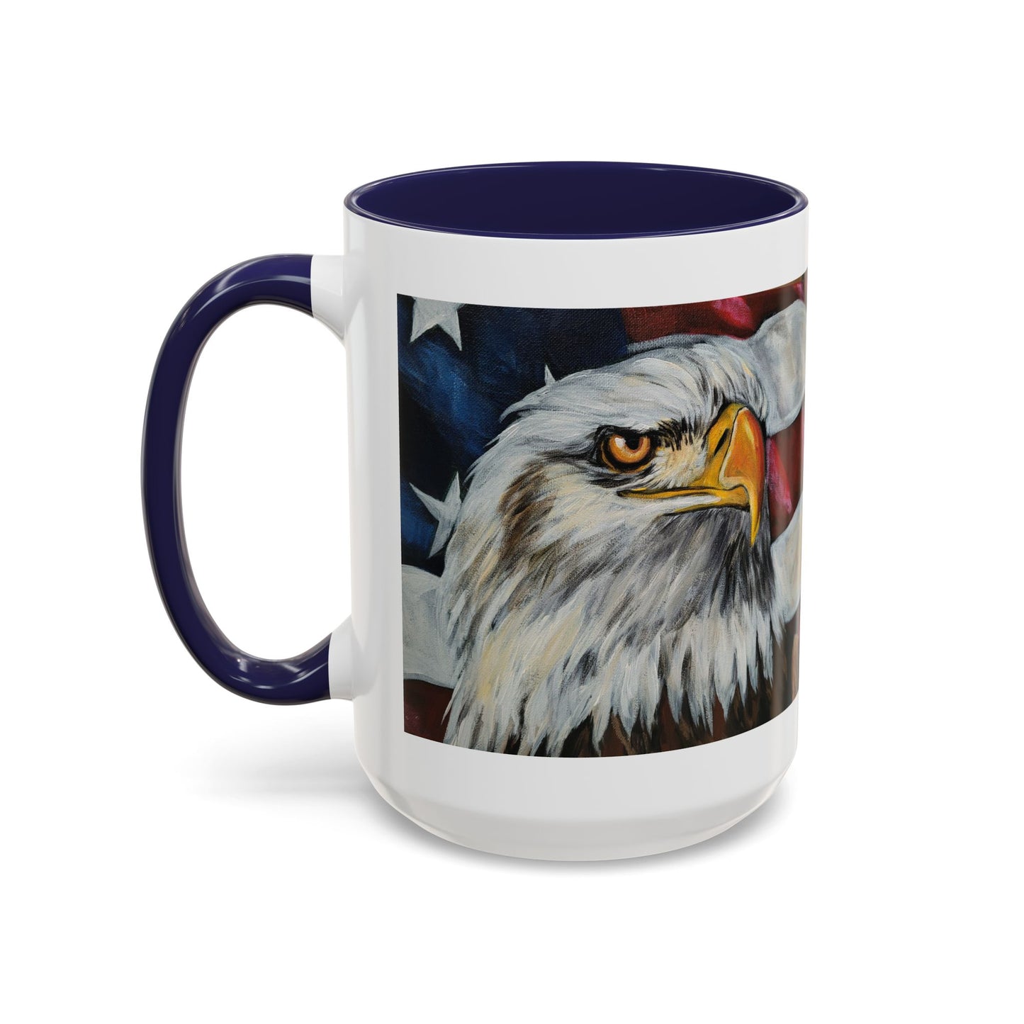 In God we Trust Accent Coffee Mug (15oz)